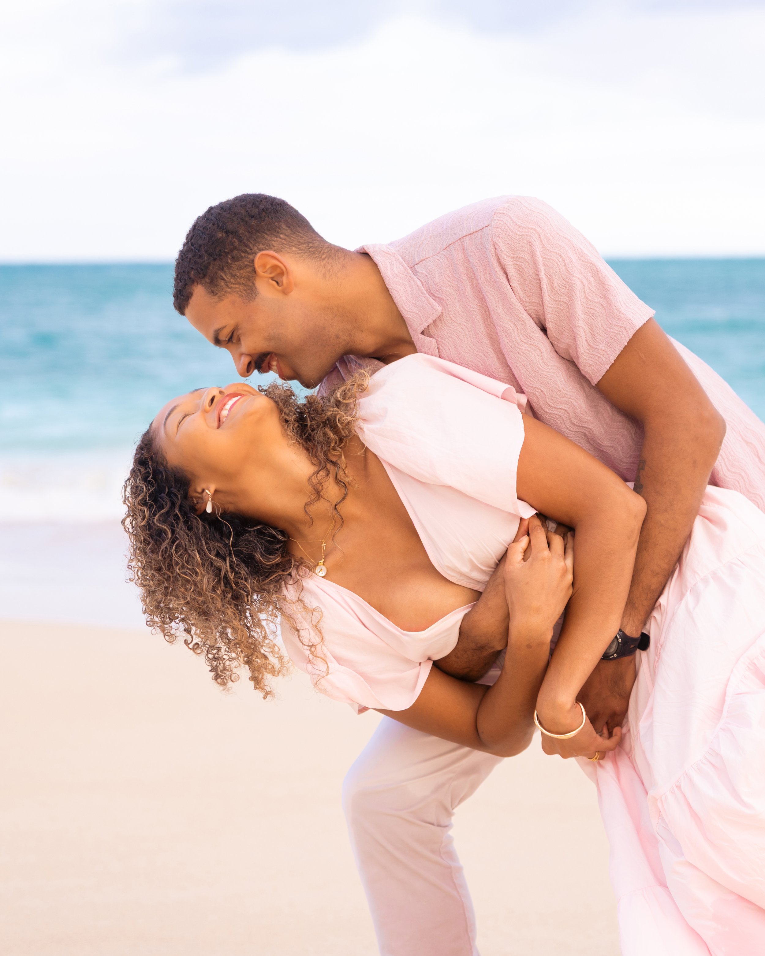 romantic couples portrait