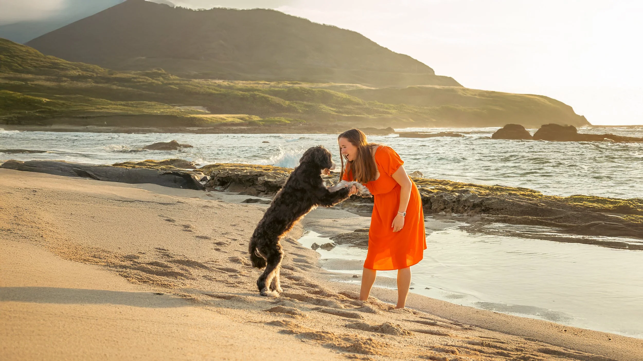 Ana and her dog Samson