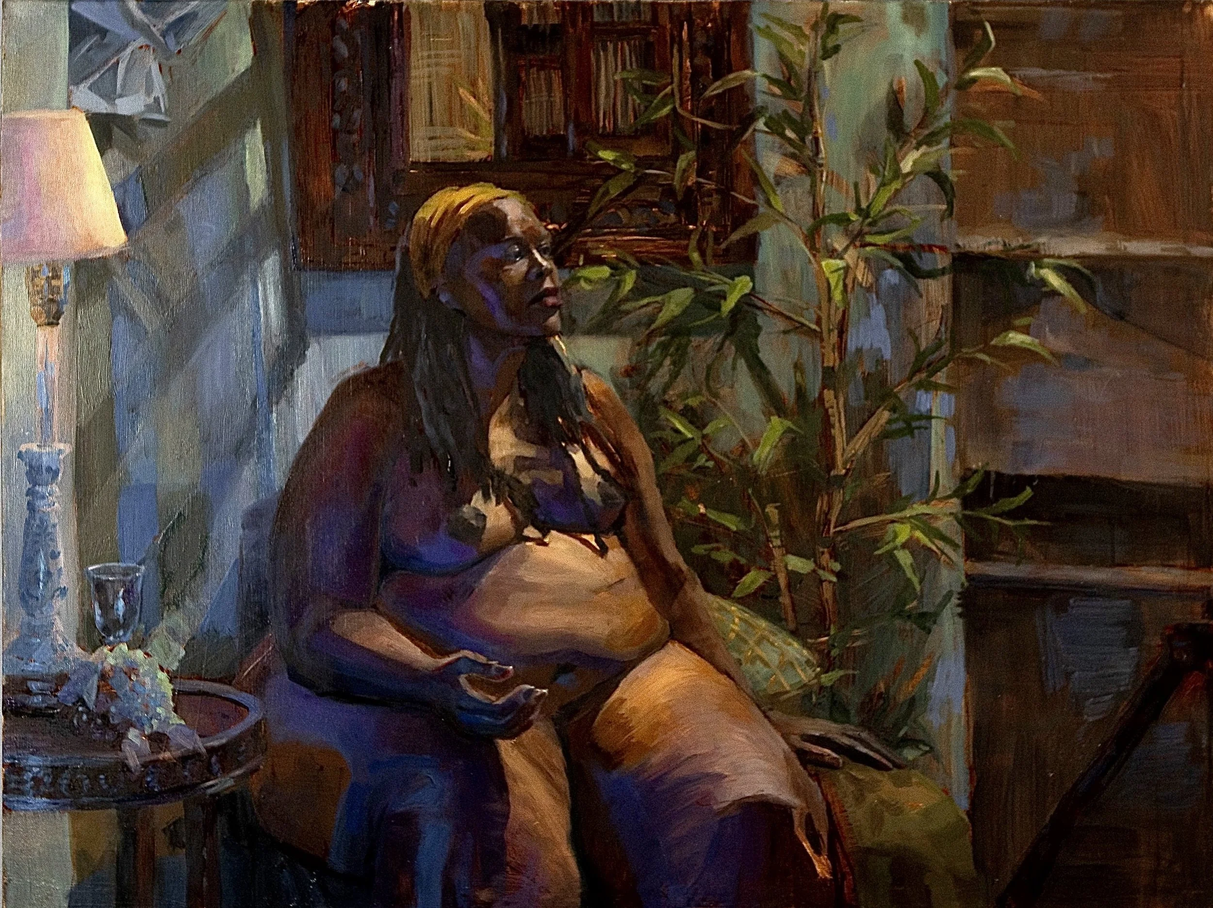 𝘎𝘭𝘰𝘳𝘪𝘢, 2025, Oil on Canvas, 40 x 30 inches