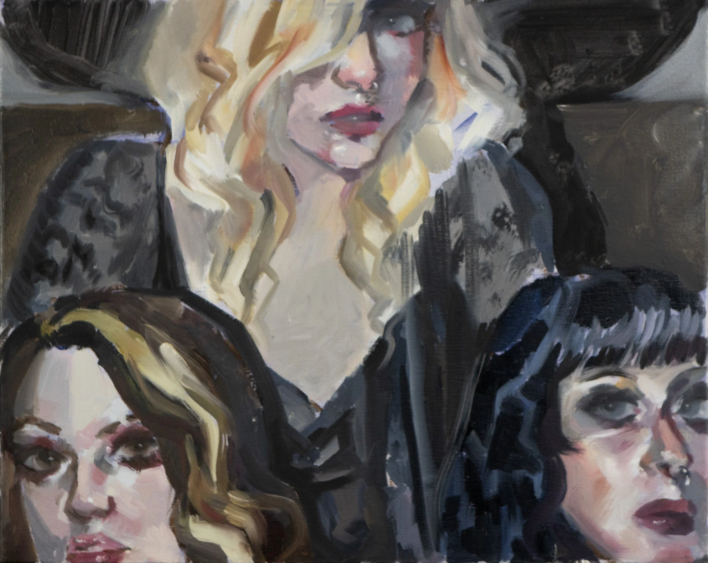 𝘎𝘢𝘻𝘦, 2024, Oil on Canvas, 19 x 16 inches