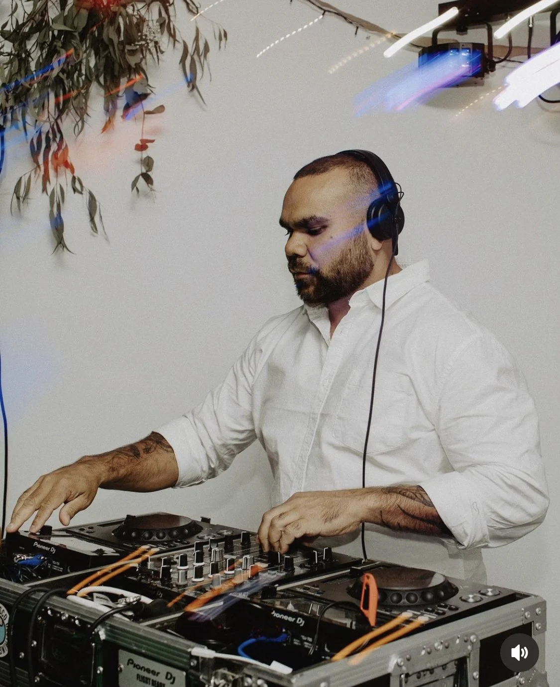 Daniel Kennedy DJing at a Wedding