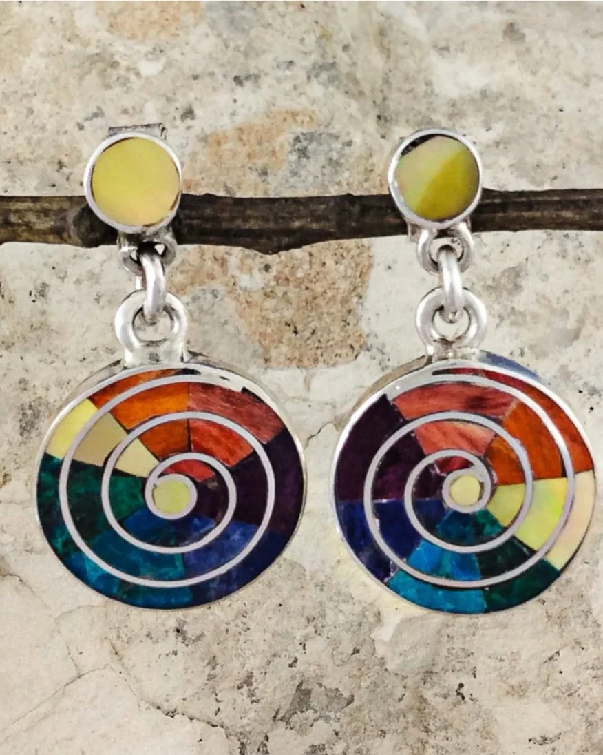 Pachamama Silver Earrings