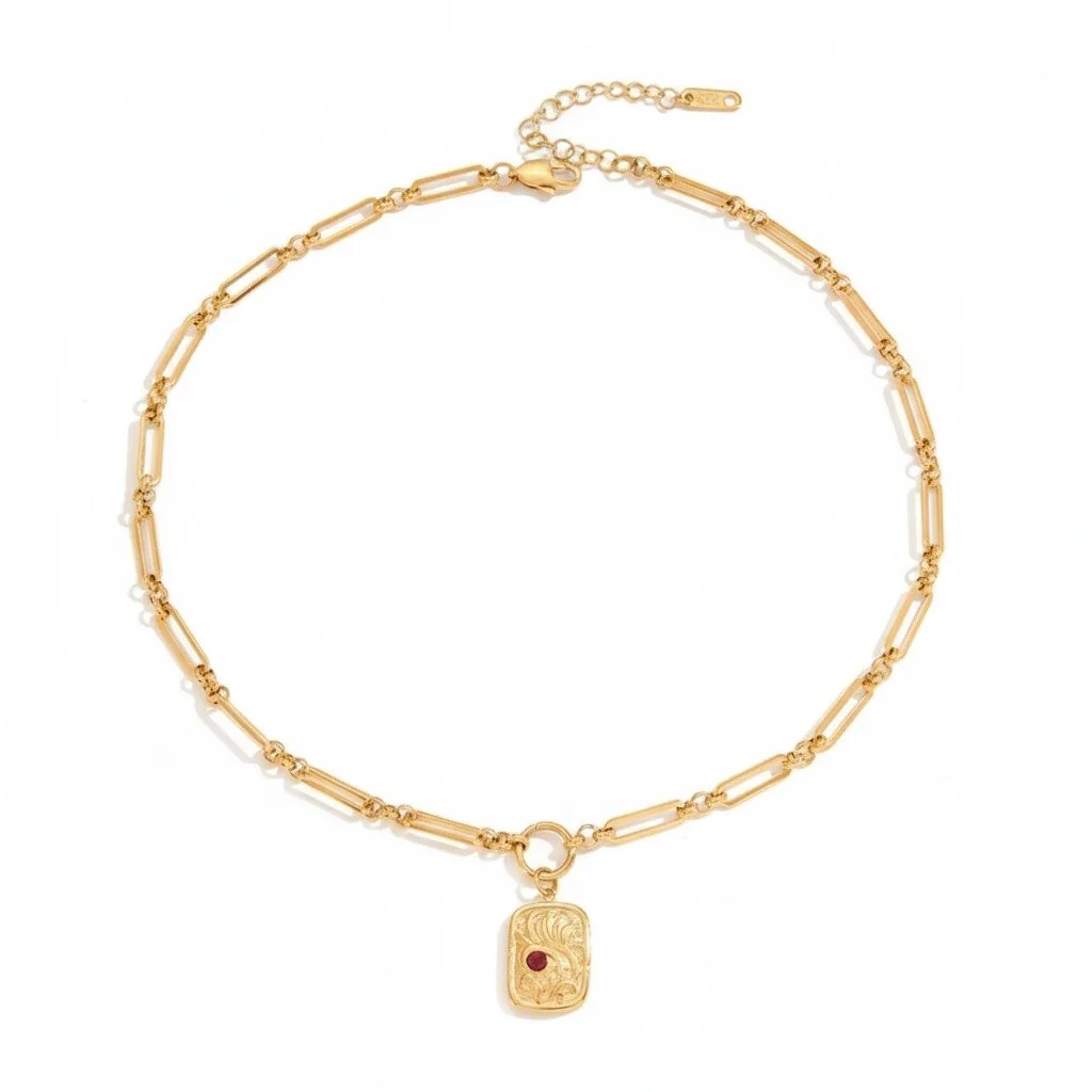 Rosa Medallion Necklace