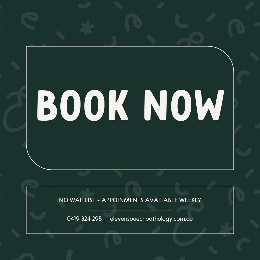 We currently have no waitlist and are welcoming new clients 🤍

At Eleven Speech Pathology, we provide personalised, neuro-affirming support to help your child build confidence and communication in a way that feels safe and meaningful.

📍Clinic-base