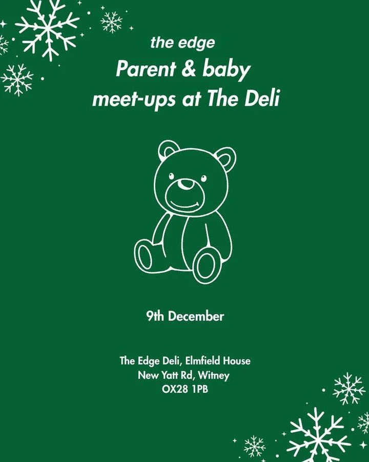 Join our parent and twin baby group between 10-11:30am at The Edge Deli. Enjoy a slice of cake, brunch and coffee with 10% off whilst chatting all things parenthood. 

Our next date and final one of the year is: 
🎄✨ 9th December 

Hope to see you th