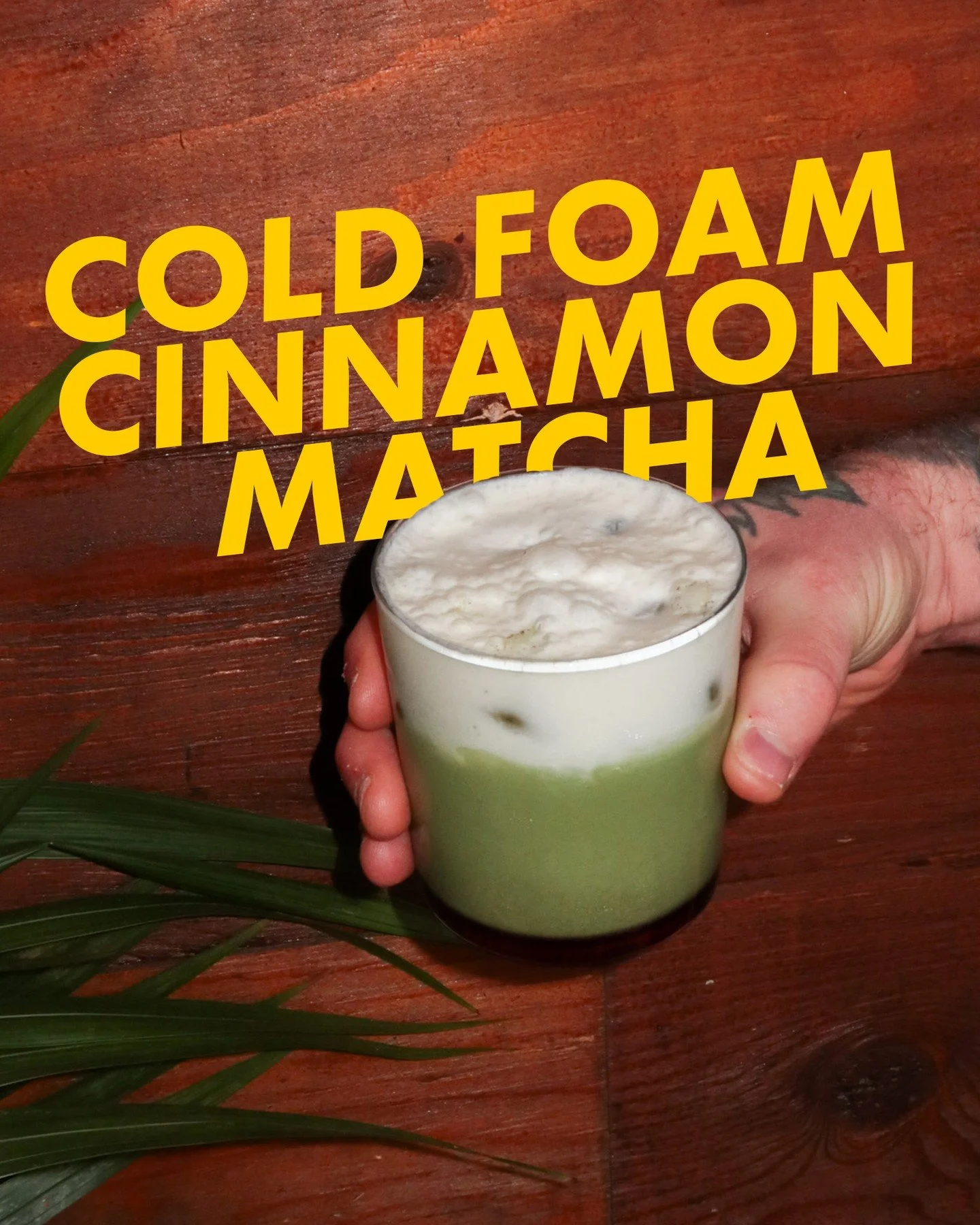 Chill vibes with a hint of spice, this matcha knows how to play it cool ✨ 

#theedgeeatery #matcha #icedmatcha