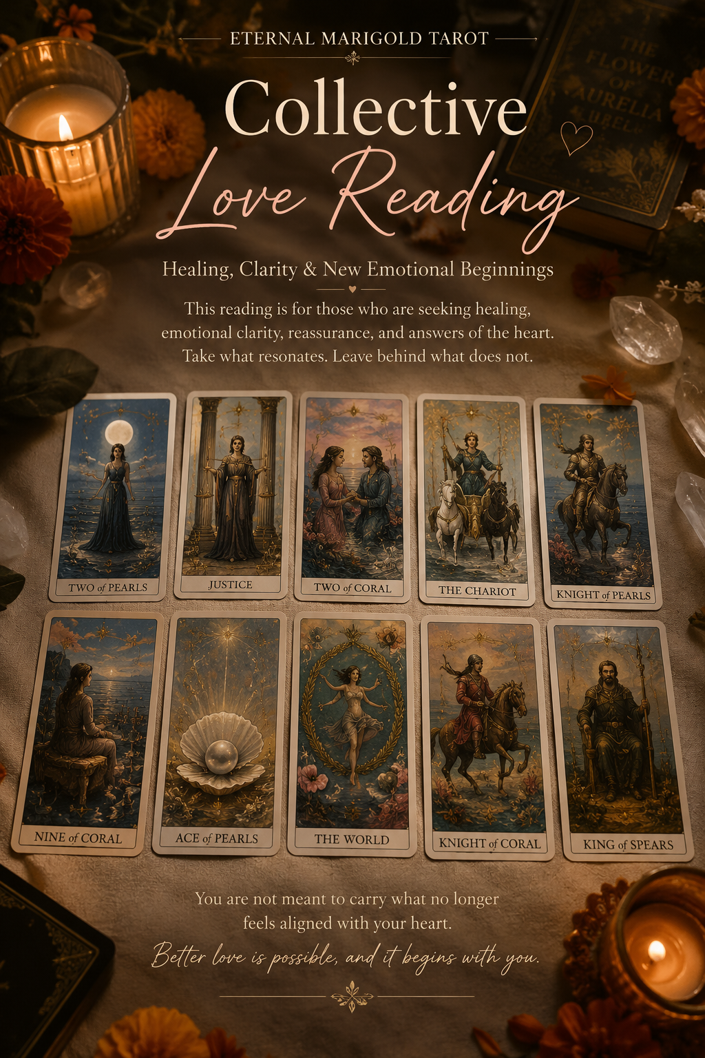 A Collective Love Reading for Those Healing, Letting Go, or Learning to Love Themselves Again 🌼
