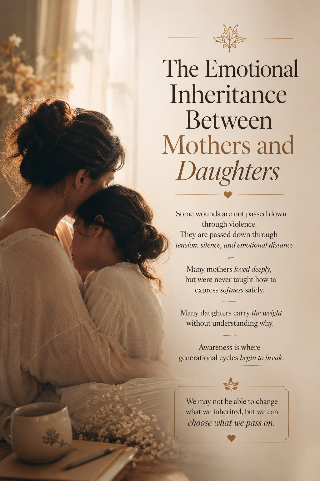 The Emotional Inheritance Between Mothers and Daughters