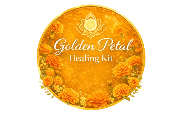 Golden Petal Healing Kit -Sacred healing, held in your hands
