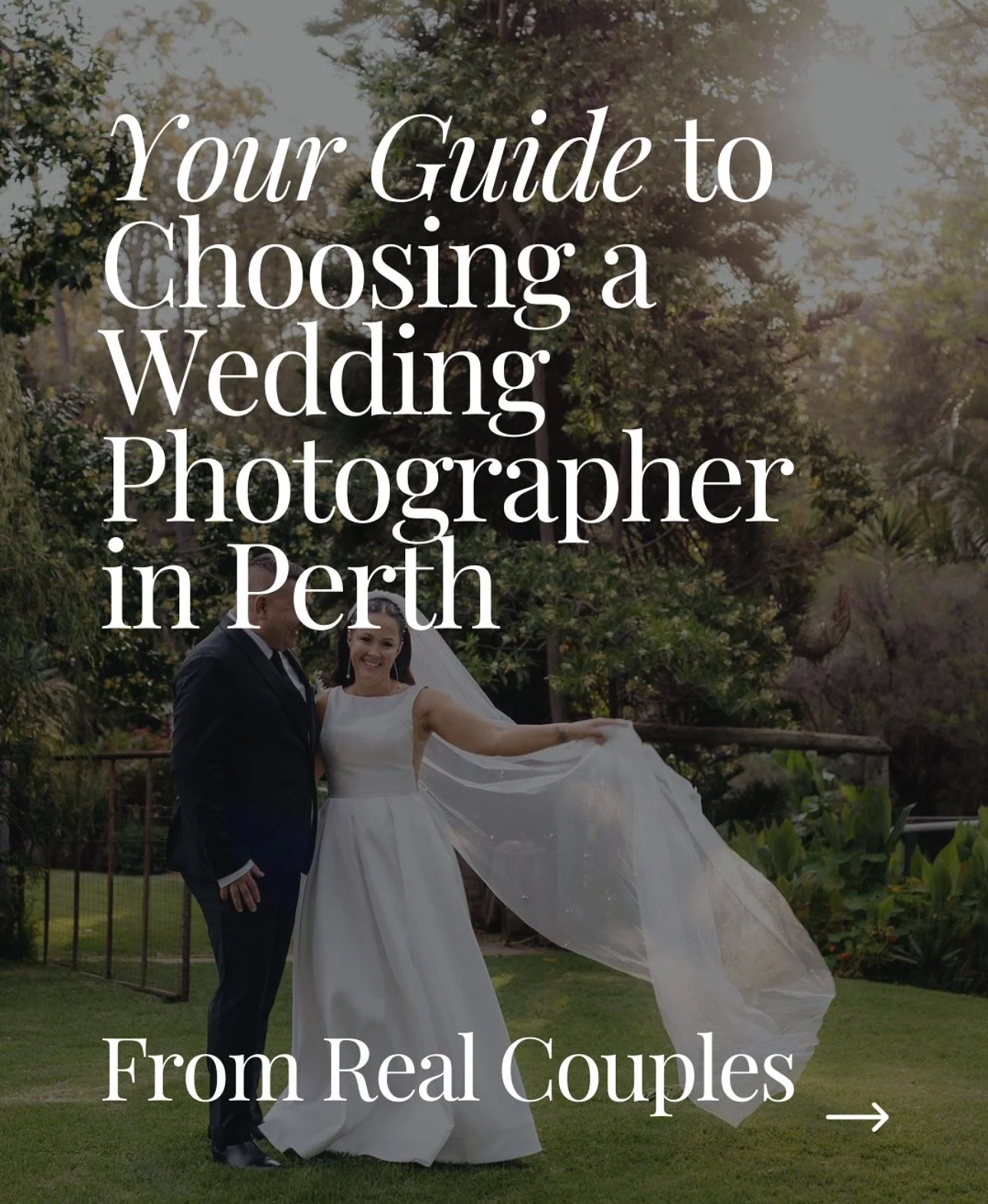 ✨ Choosing the right wedding photographer in Perth can feel overwhelming but it doesn&rsquo;t have to be.

From style and comfort to clear pricing and trusted referrals, real Perth couples have shared the lessons that helped them pick the perfect pho