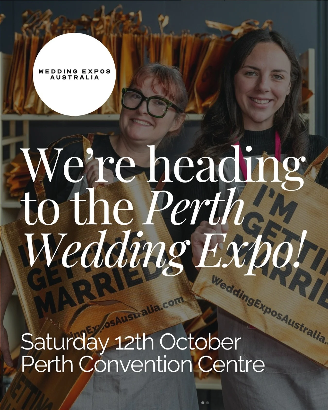 We&rsquo;ll be at the Perth Wedding Expo this Saturday!

Come say hi, grab a brochure, and chat with our friendly team about your dream wedding at Rothwood.

📍 Perth Convention &amp; Exhibition Centre
🗓 Saturday 12th October | 10am&ndash;3pm
🎟 Fre