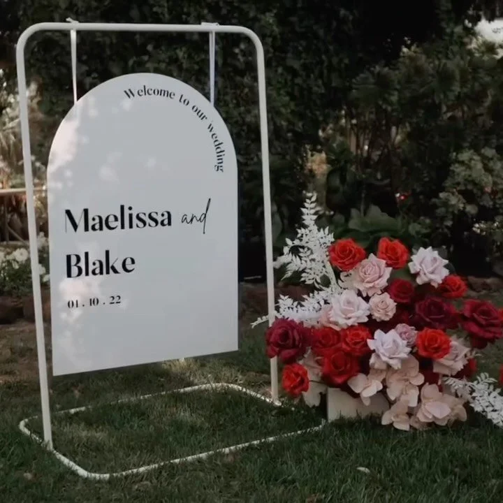 Throwing it back to Mae & Blake’s unforgettable day at Rothwood - vintage, soulful, and full of love. Still one of our favourites. 🖤
Photography & Videography: @ringandveil 
Florist: @waflorists @perth.wedding.stylist 
Signage: @dream