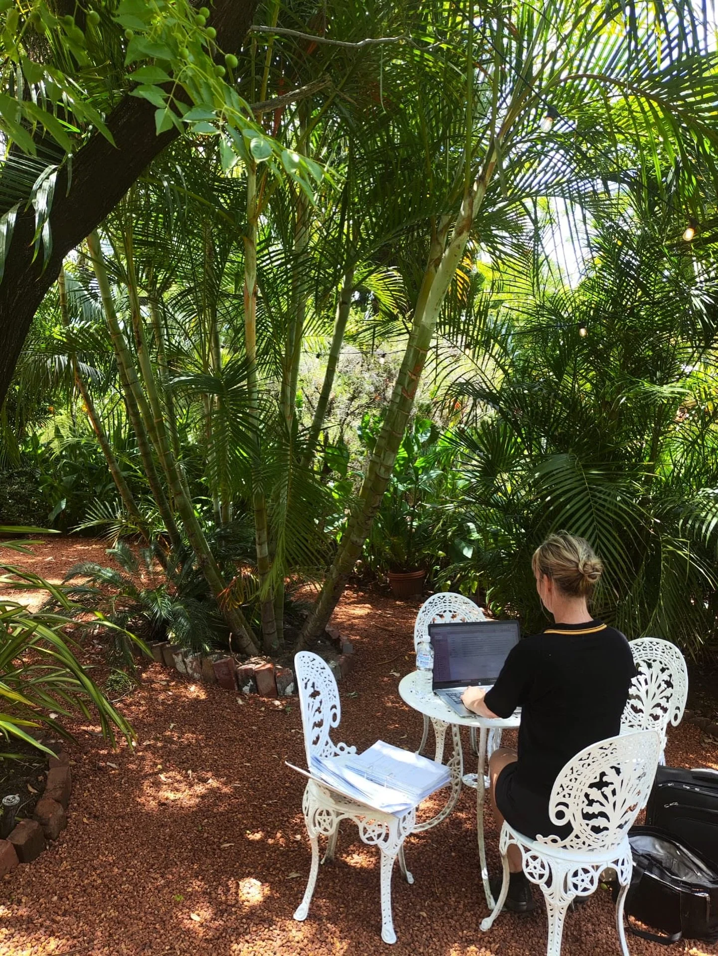 Answering couples emails from the worlds best office💛🌴