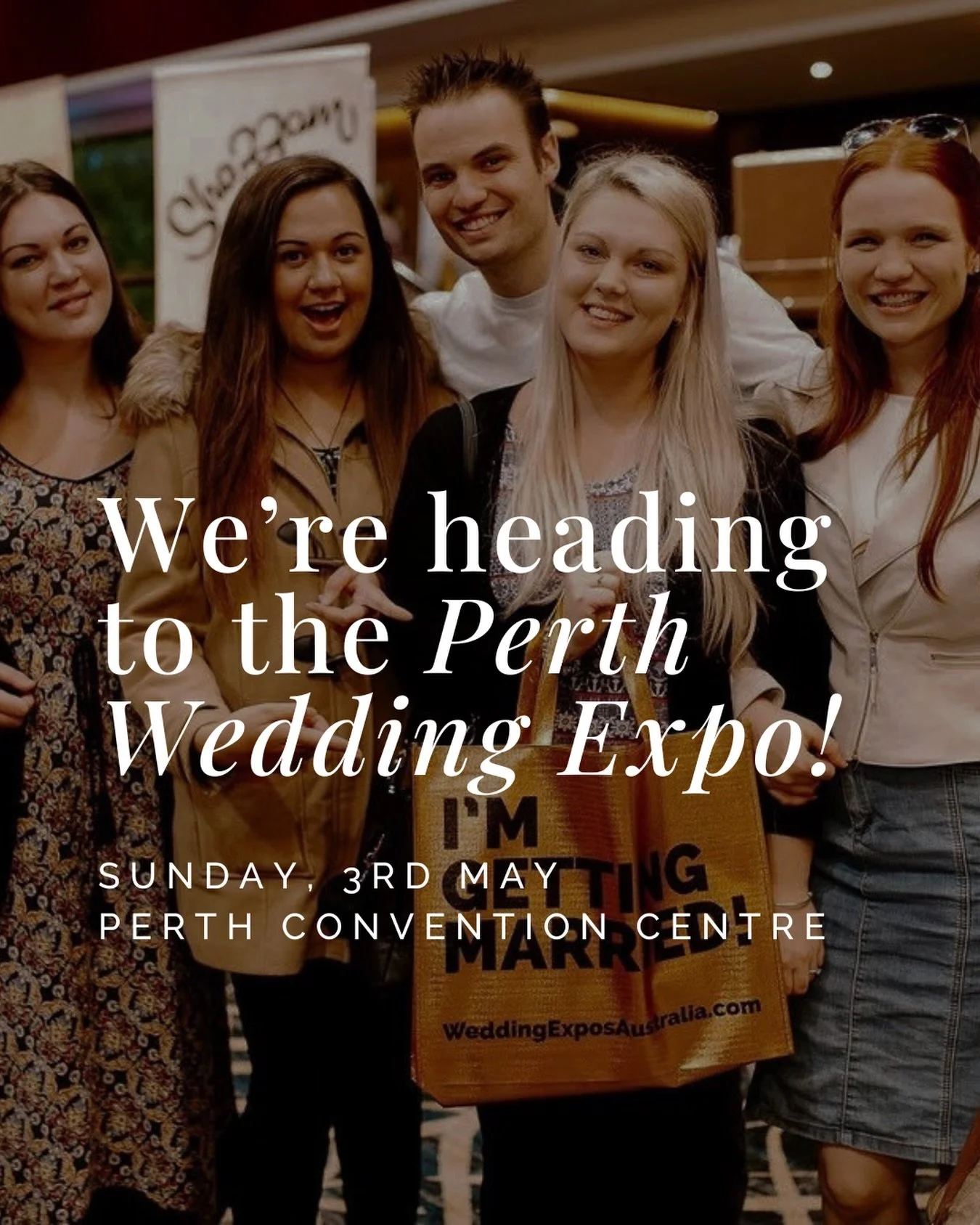 We&rsquo;ll be at the Perth Wedding Expo on Sunday 3 May and we&rsquo;re so excited to meet you! 

Free entry, so come along, say hi, and chat with us about your wedding plans💍

Whether you&rsquo;ve got a million questions or don&rsquo;t know where 