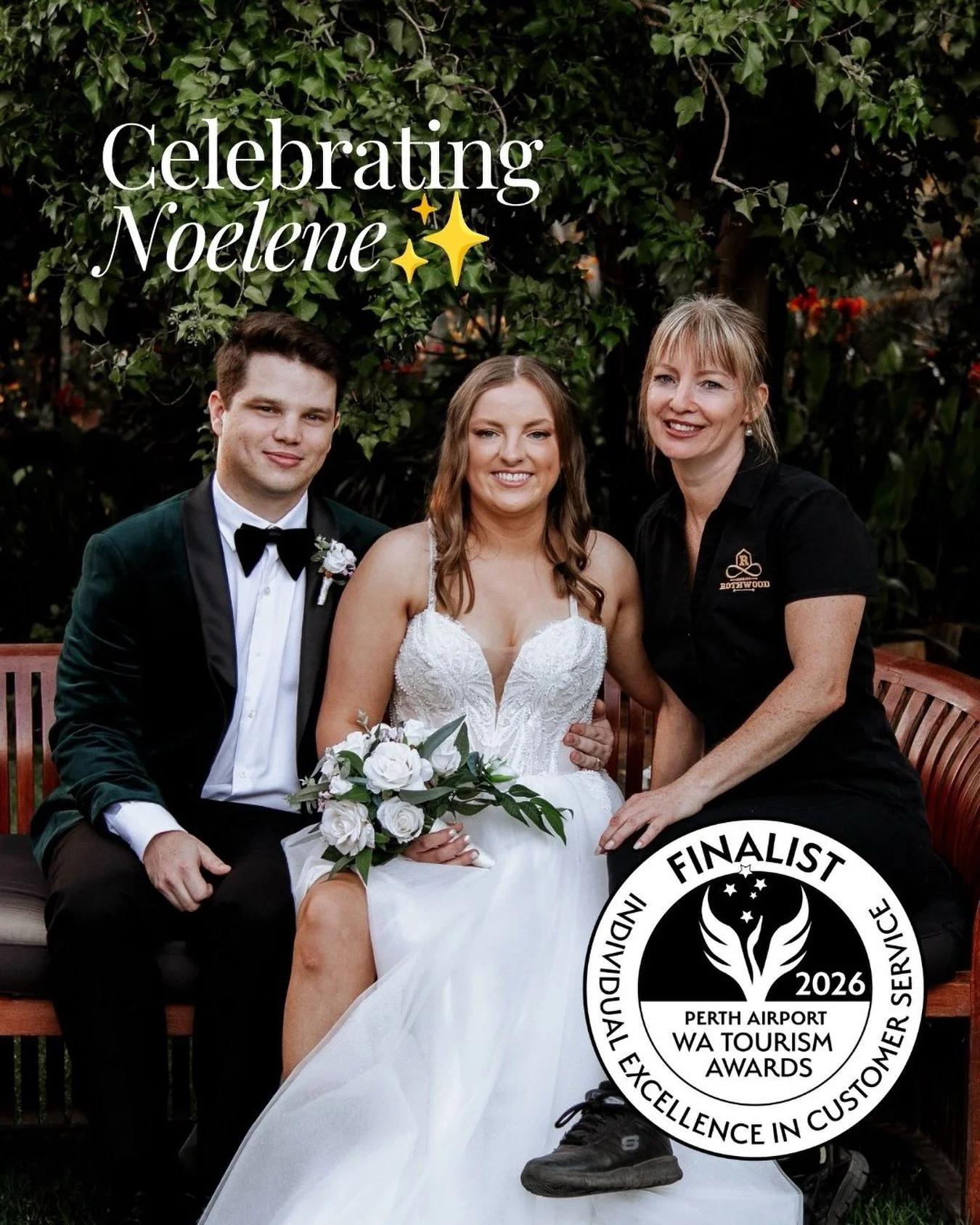 We are so excited to share that our very own Venue Manager, Noelene, has been named a finalist for the Individual Excellence in Customer Service Award at the 2026 Perth Airport WA Tourism Awards ✨

Anyone who has visited Rothwood knows just how much 
