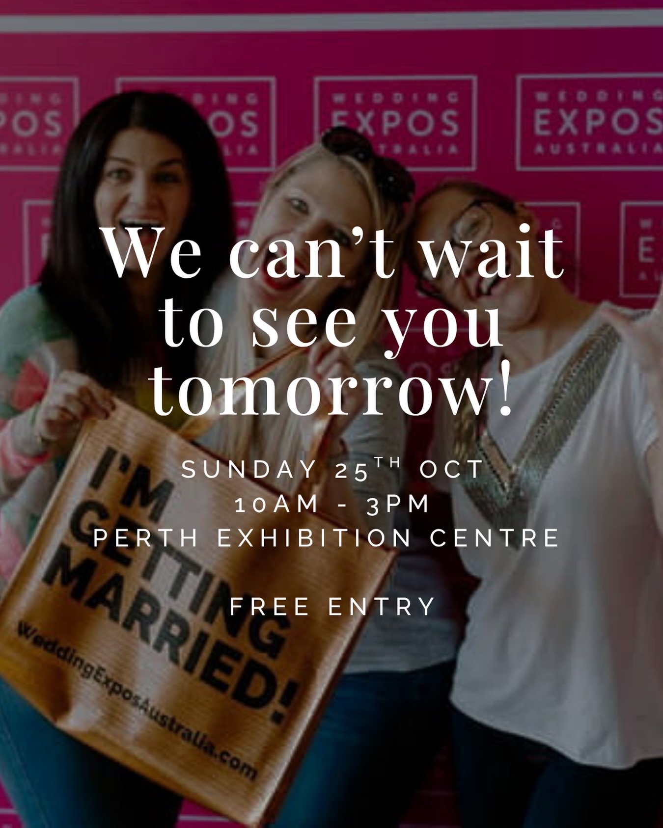 We&rsquo;re heading to the Perth Wedding Expo! 💍✨

Newly engaged and dreaming up your big day? Come say hi to the Rothwood team TOMORROW at the Perth Wedding Expo!

📅 Sunday 25th October
⏰ 10am &ndash; 3pm
📍 Perth Convention &amp; Exhibition Centr
