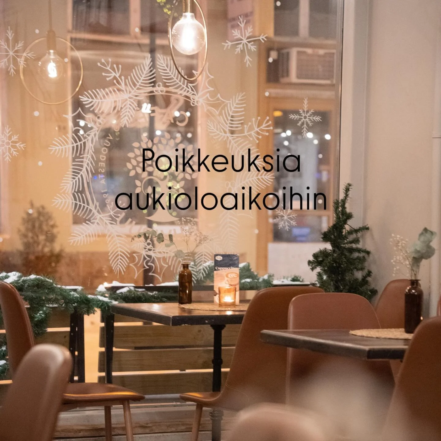 Tulevana viikonloppuna meill&auml; on henkil&ouml;kunnan pikkujoulujen sek&auml; itsen&auml;isyysp&auml;iv&auml;n vuoksi hieman muutoksia aukioloaikoihin:
Pe 5.12 klo 8-16
La 6.12 klo 11-17
Su 7.12 klo 11-17
Muuten palvellaan normaalisti, ma-to klo 8