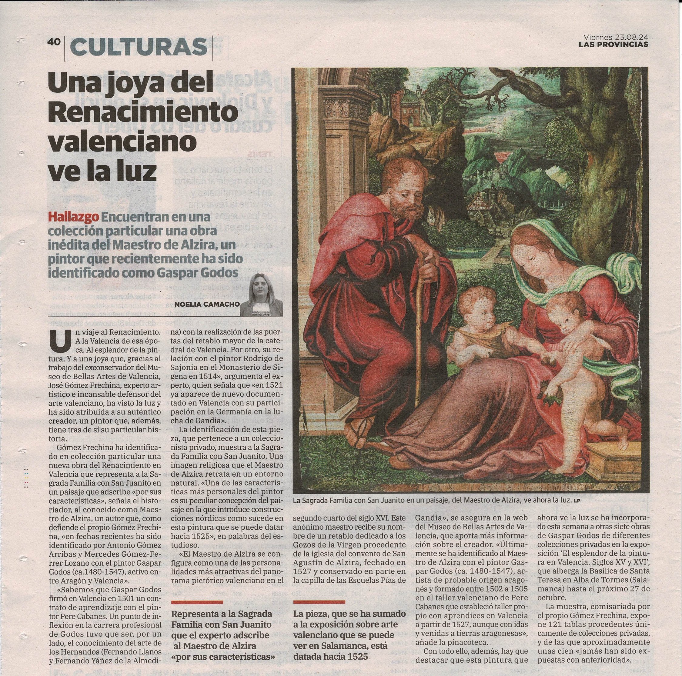 Una joya del Renacimiento valenciano ve la luz