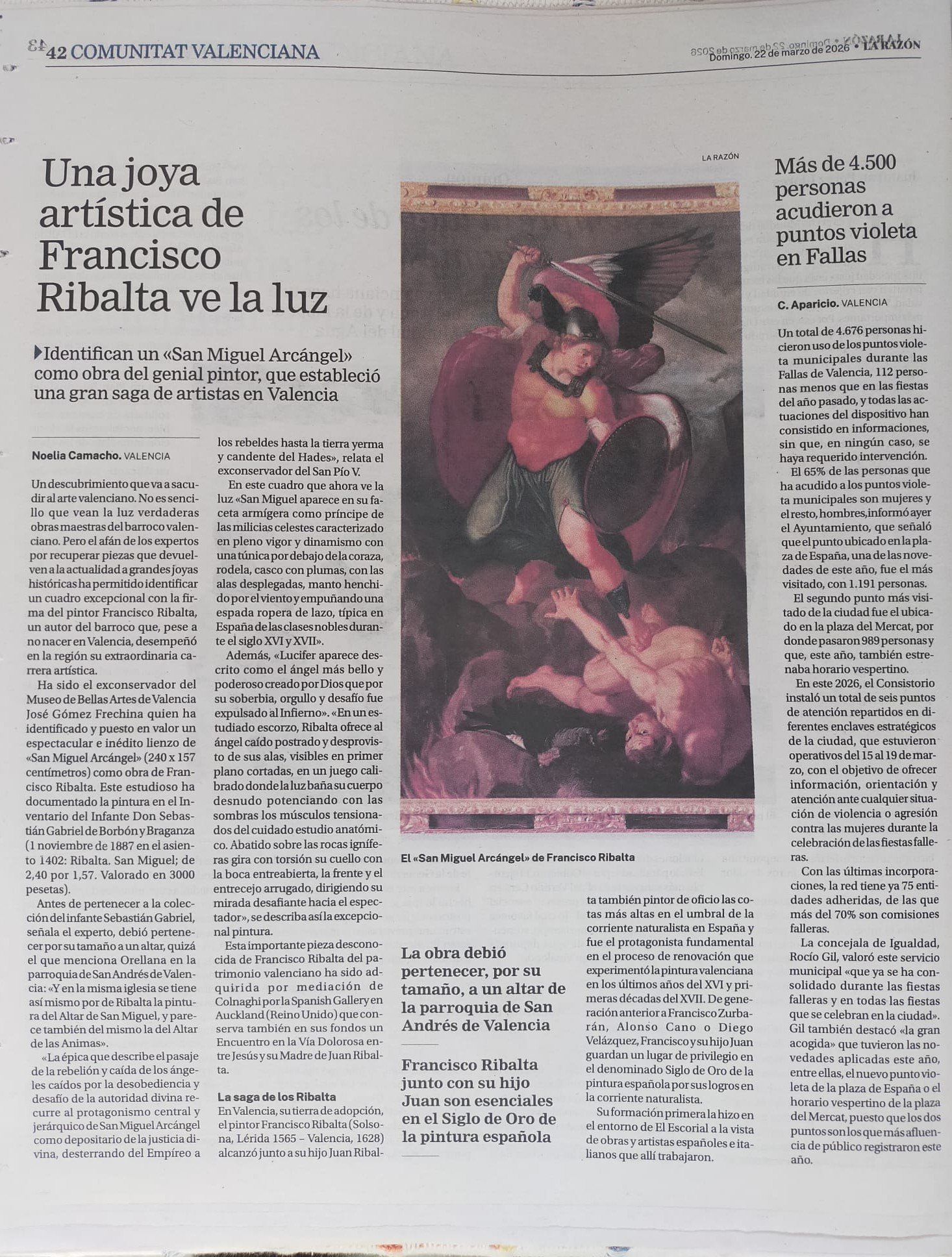 Una joya artística de Francisco Ribalta ve la luz