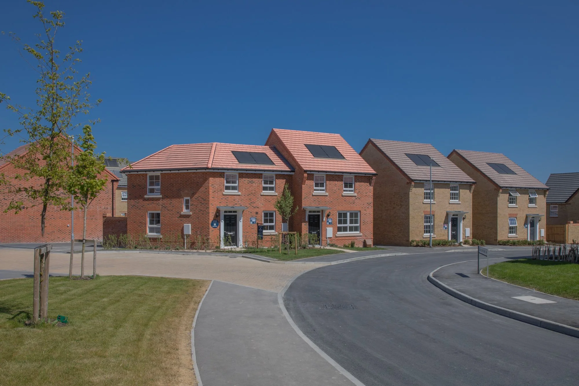 A collection of small terrace houses in Kent