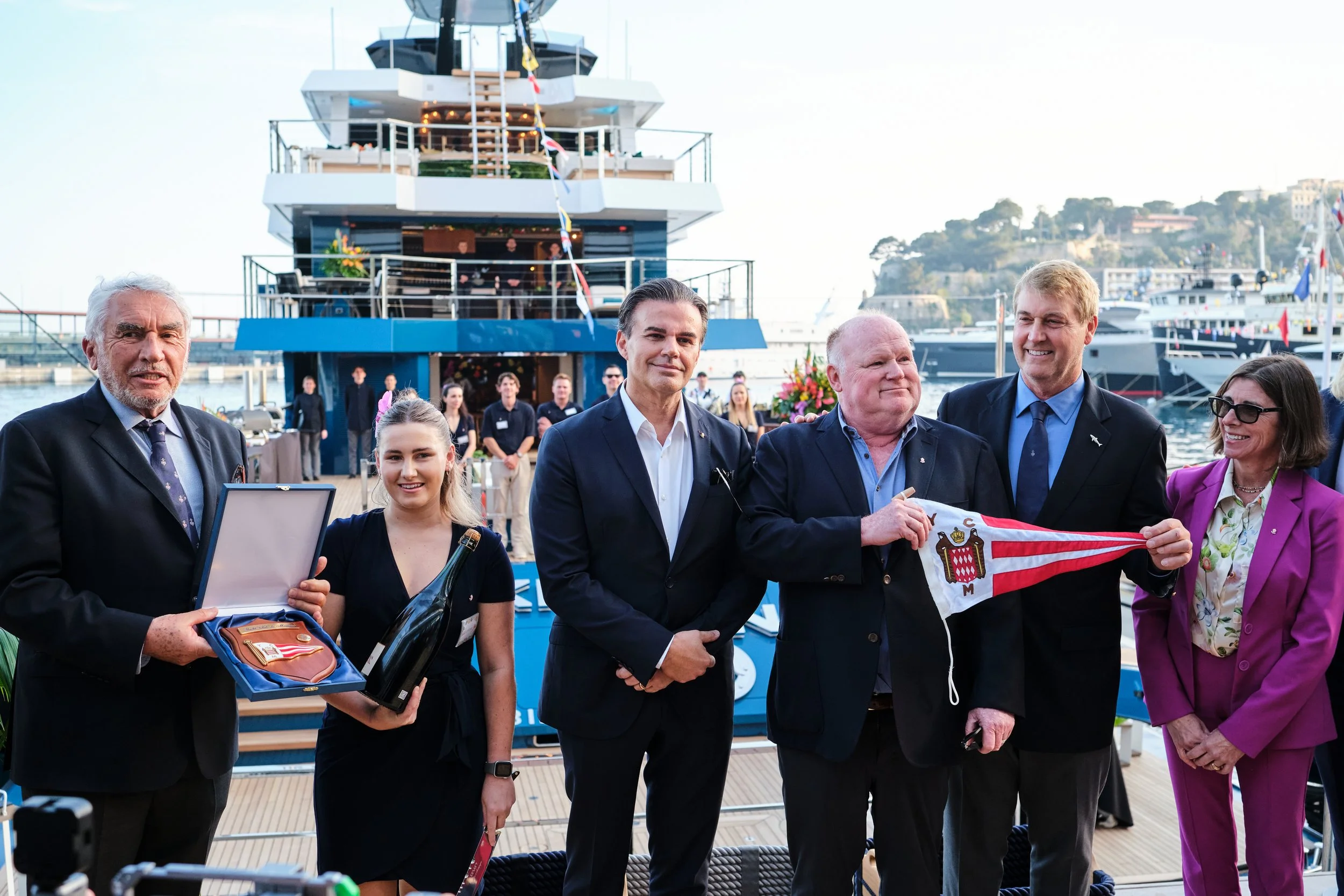 March, 2024 - King Benji was christened at the Monaco Yacht Club in the presence of the New York Explorers Club. A large amount of the world’s greatest explorers attended the event including the likes of Victor Vescovo.