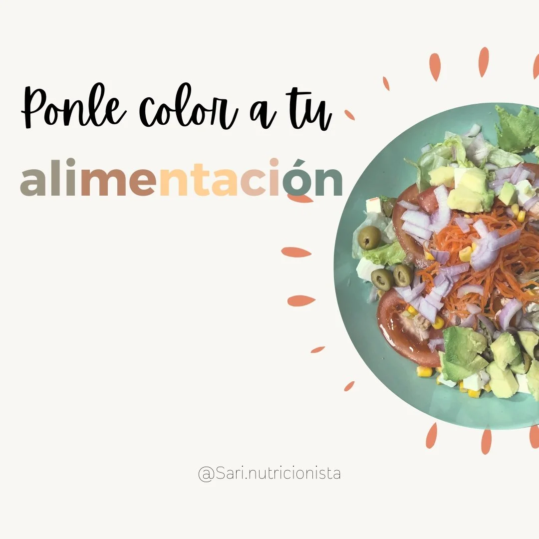 Comer con colores.

✨Siempre aconsejo comer con colores. As&iacute; aseguramos una variedad de alimentos presentes en cada elaboraci&oacute;n. Tambi&eacute;n mayor aporte de nutrientes, vitaminas y minerales.

Aun que tambi&eacute;n lo hago por algo 