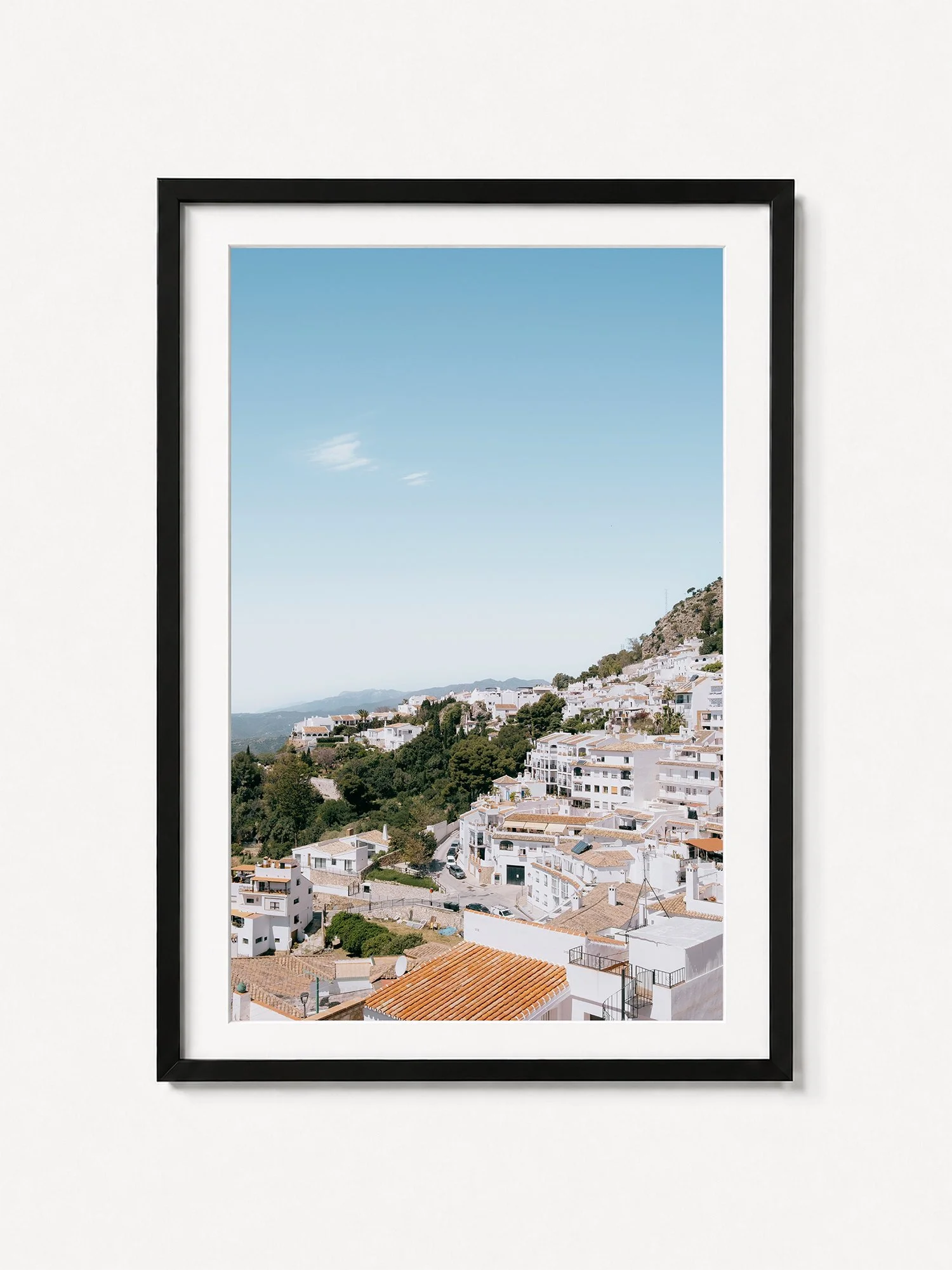Set in White, Framed by Mountains