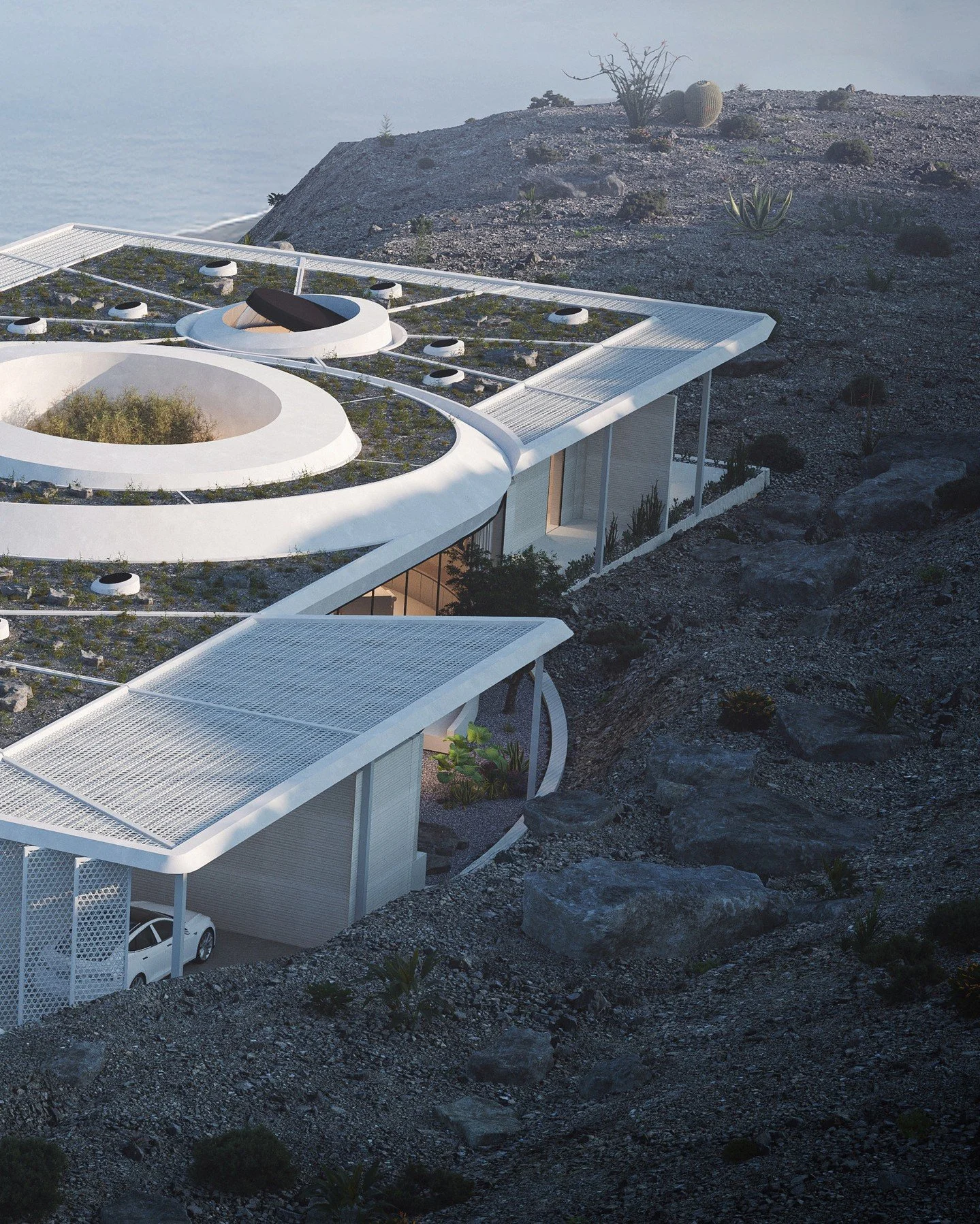 Auralith &mdash; Where the air and the earth shape the future of living through technology.⁠
⁠
Designed by Ergin Birinci Studio and etcetera, Auralith explores how homes can become more resilient and connected to nature as global climates transform. 