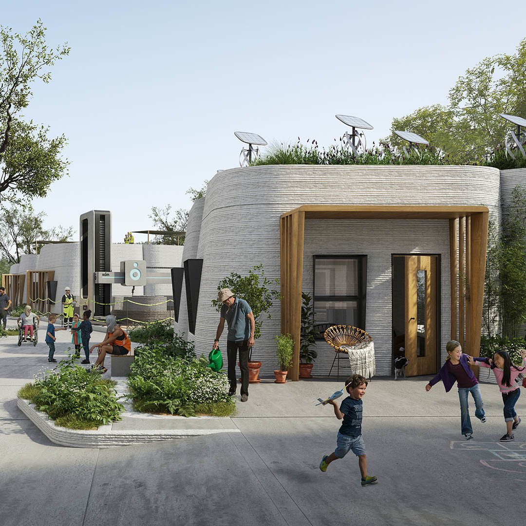 What if a municipality and its homes could grow and evolve together with its inhabitants? ⁠
⁠
We designed Grow for initiative99 competition organized by @icon3dtech, an American large-scale concrete 3D printing company. The challenge was to build hou