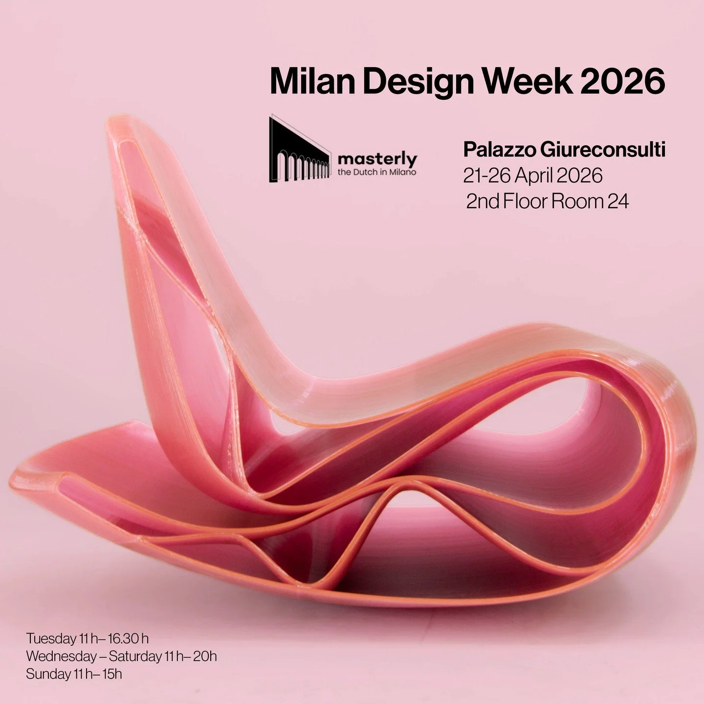 📣 The Septa Chair will be at Milan Design Week 🤩⁠
⁠
 We're thrilled to announce that our second stop on the Septa Chair&rsquo;s tour will be at Masterly - the Dutch in Milano (@masterly_milano). Masterly showcases a comprehensive and diverse range 