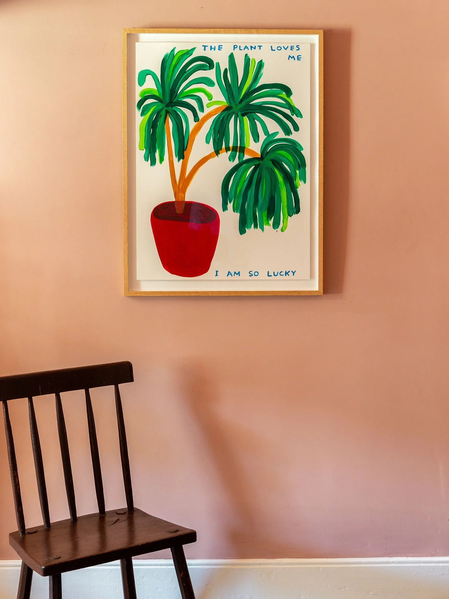 David Shrigley, &lsquo;The Plant Loves Me&rsquo;

2023
26-colour screenprint with varnish overlay on Somerset Tub Sized 410gsm Paper
75 x 56 cm (paper size)
81 x 72 cm (framed size)
Signed by the artist on verso
Edition of 125

Published by Jealous G