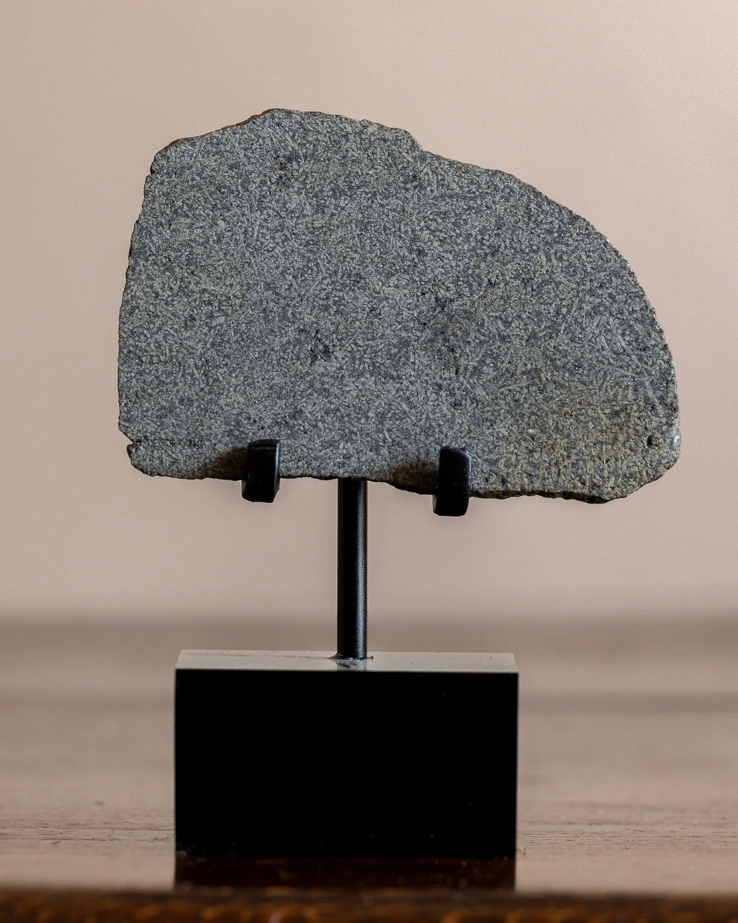 A Slice of Mars

Martian meteorites are among the rarest substances on Earth. Found in the Sahara, both sides of this extraordinary slice reveal the array of colours and composition that is unique to Martian material. Not only an extremely collectibl