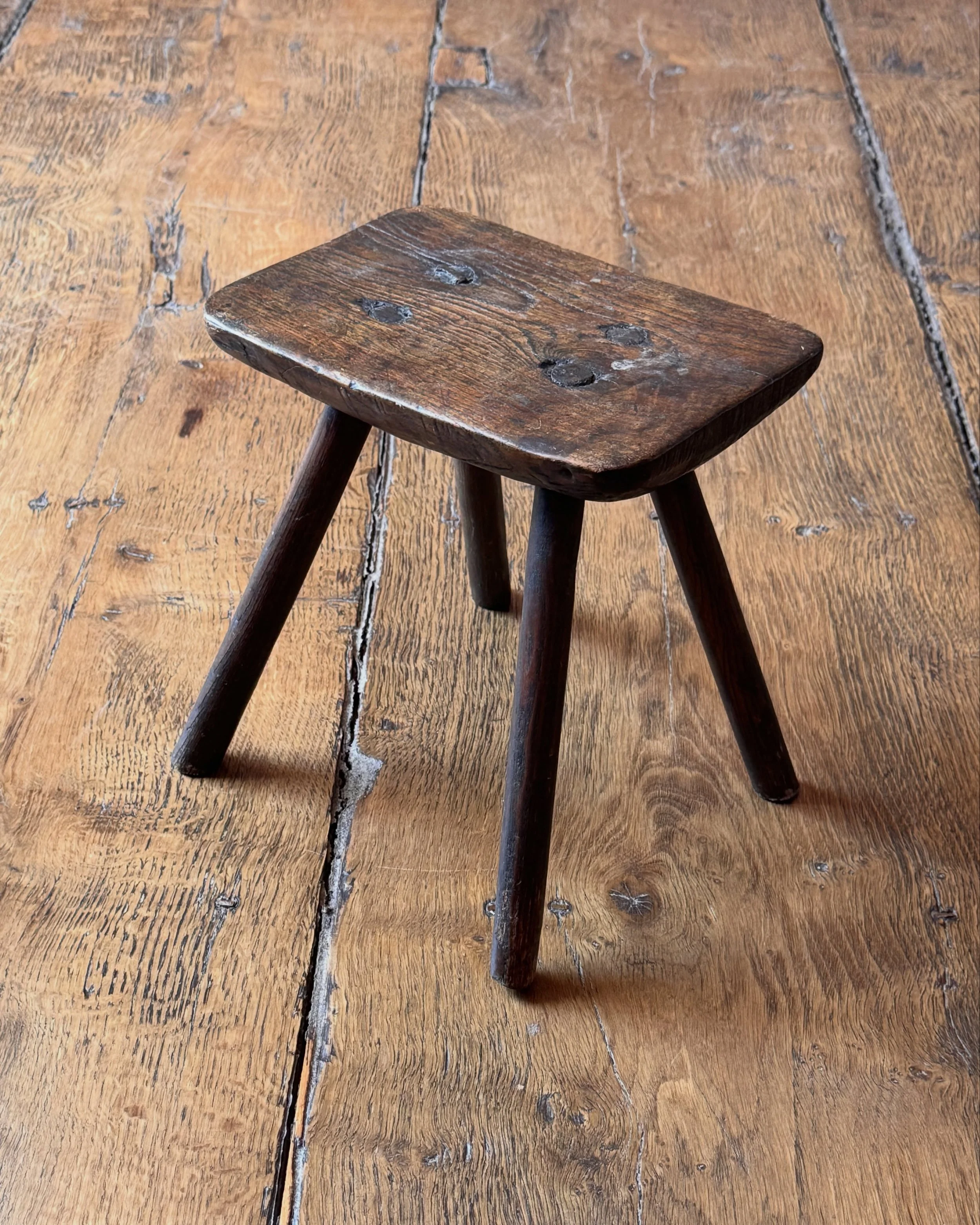 An attractive 19th Century elm stool with a great colour and elegant shape. Quite an adorable thing. 

Height 23.5 cm
Width 23.5 cm
Depth 21 cm

Now available to purchase on the website via recent acquisitions link in bio