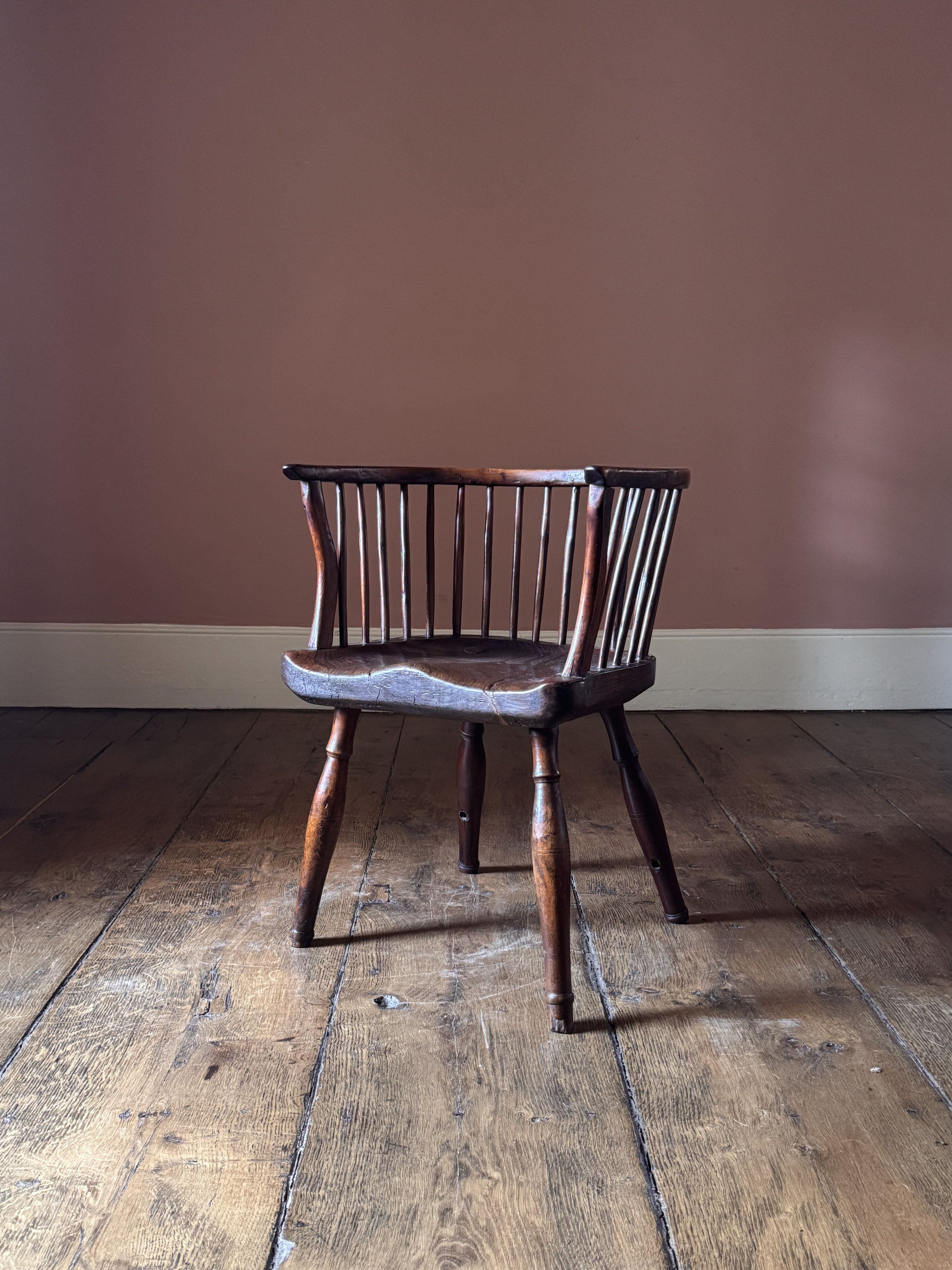 Early 19th Century Low Back Windsor Chair