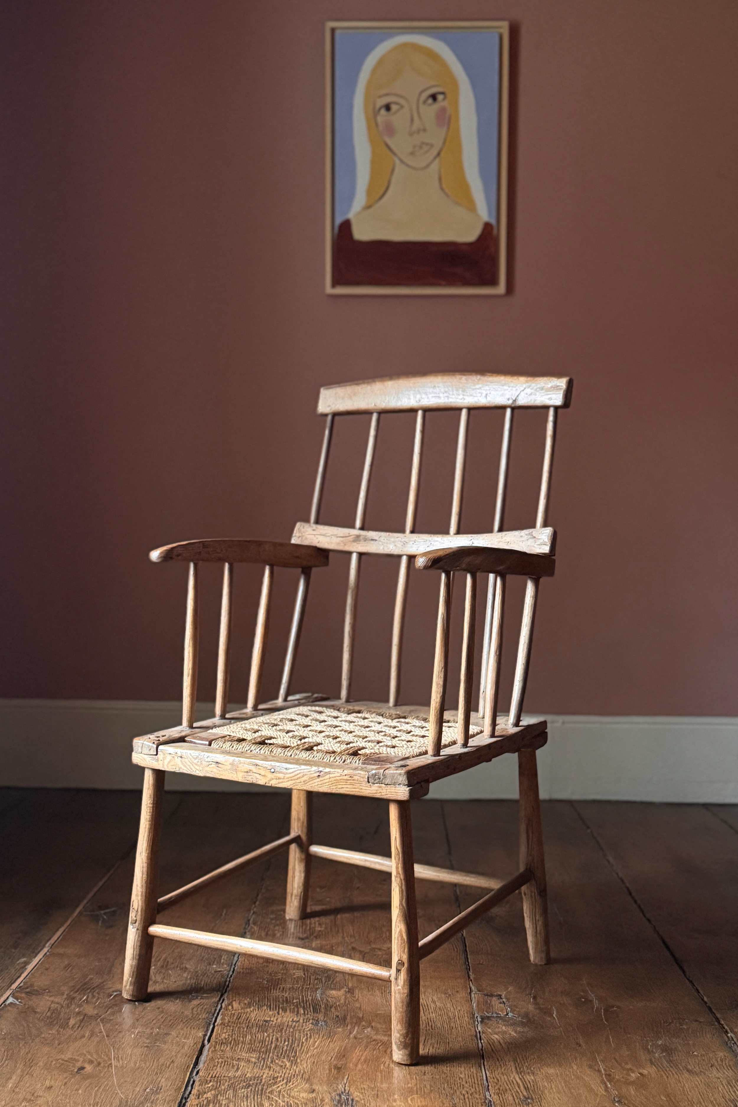 Primitive Early 19th Century Scottish Armchair