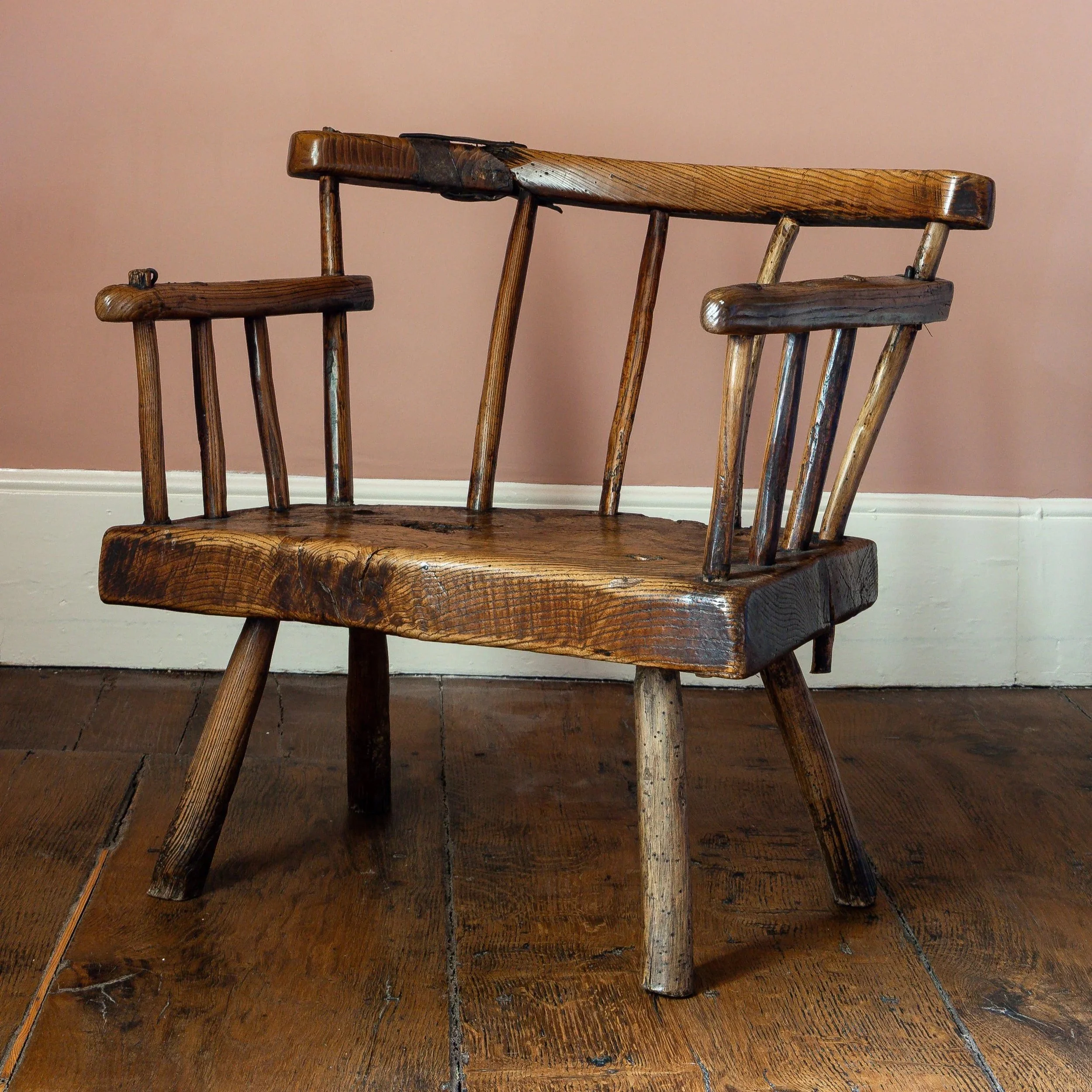 Superb 18th Century Irish Hedge Chair