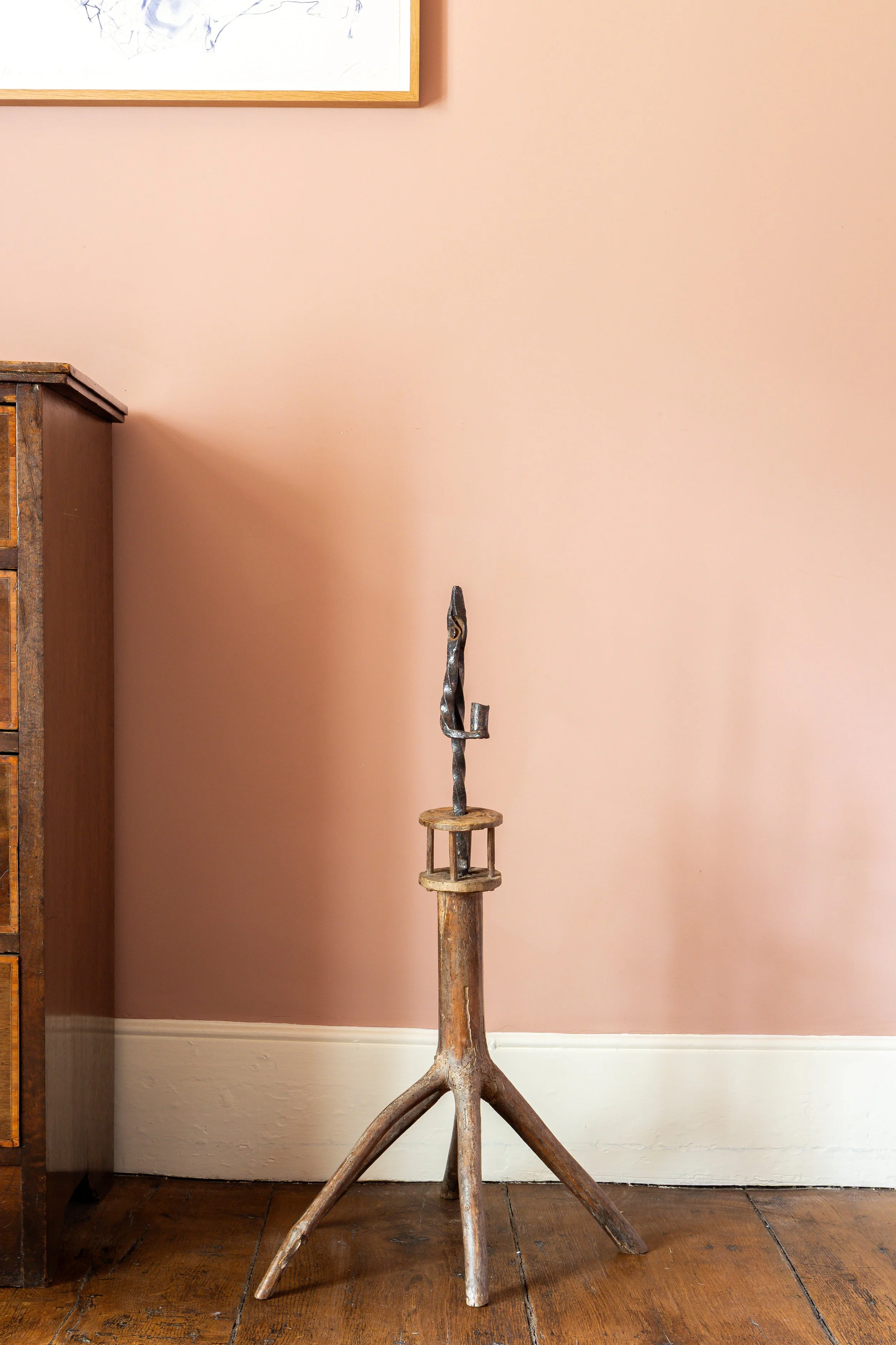 Remarkable 19th Century Irish Rushlight