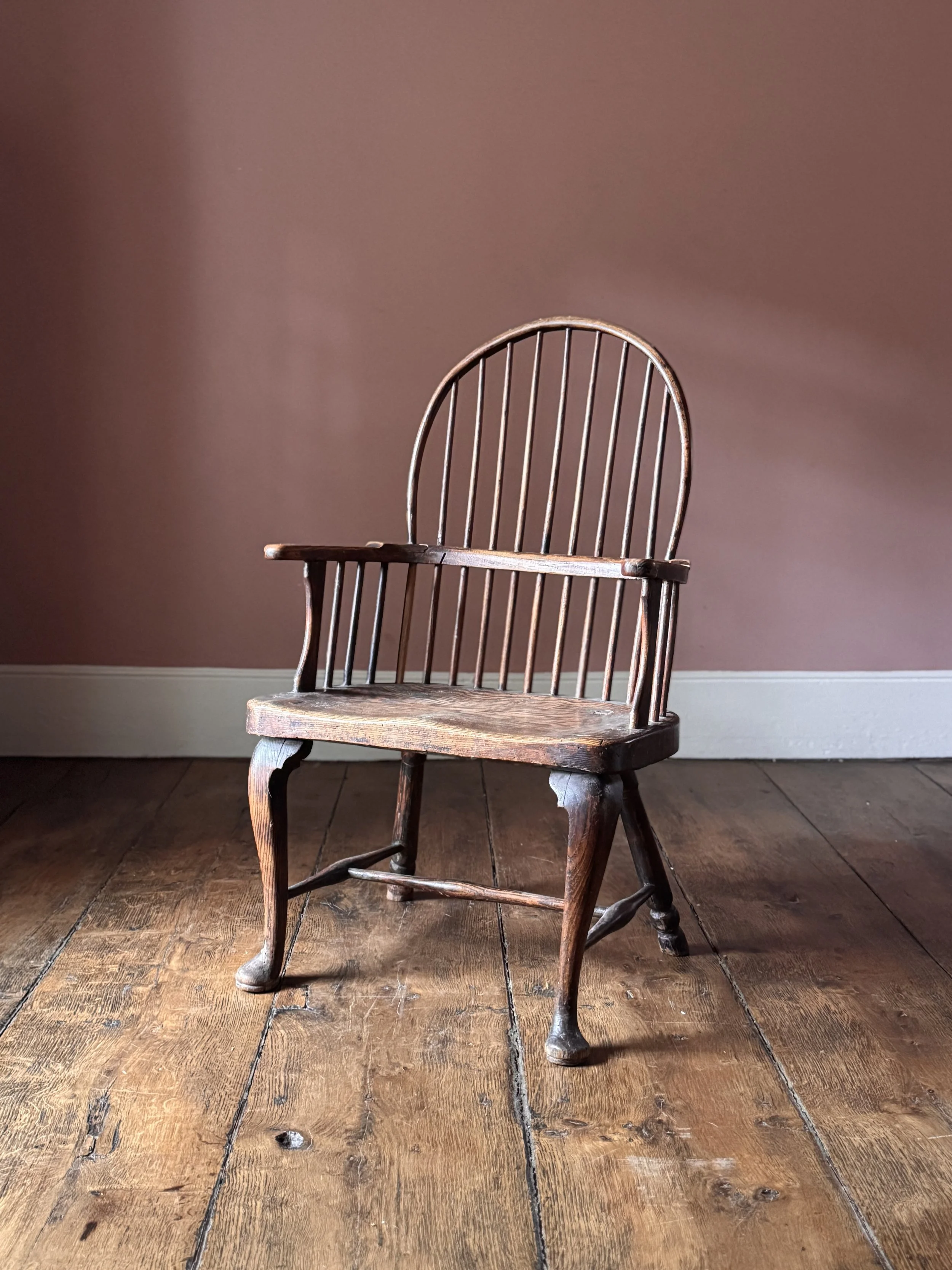19th Century Hoop Back Windsor Armchair