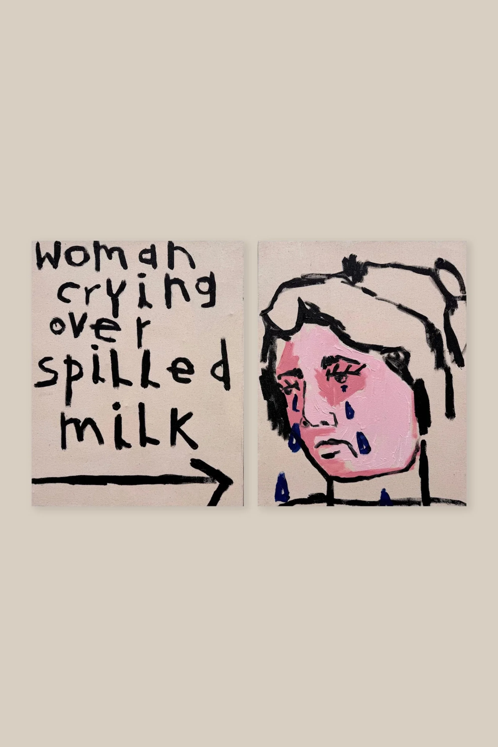 extraordinary-objects-abi-birkinshaw-woman-crying-over-spilled-milk-diptych-canvas-cream.jpg