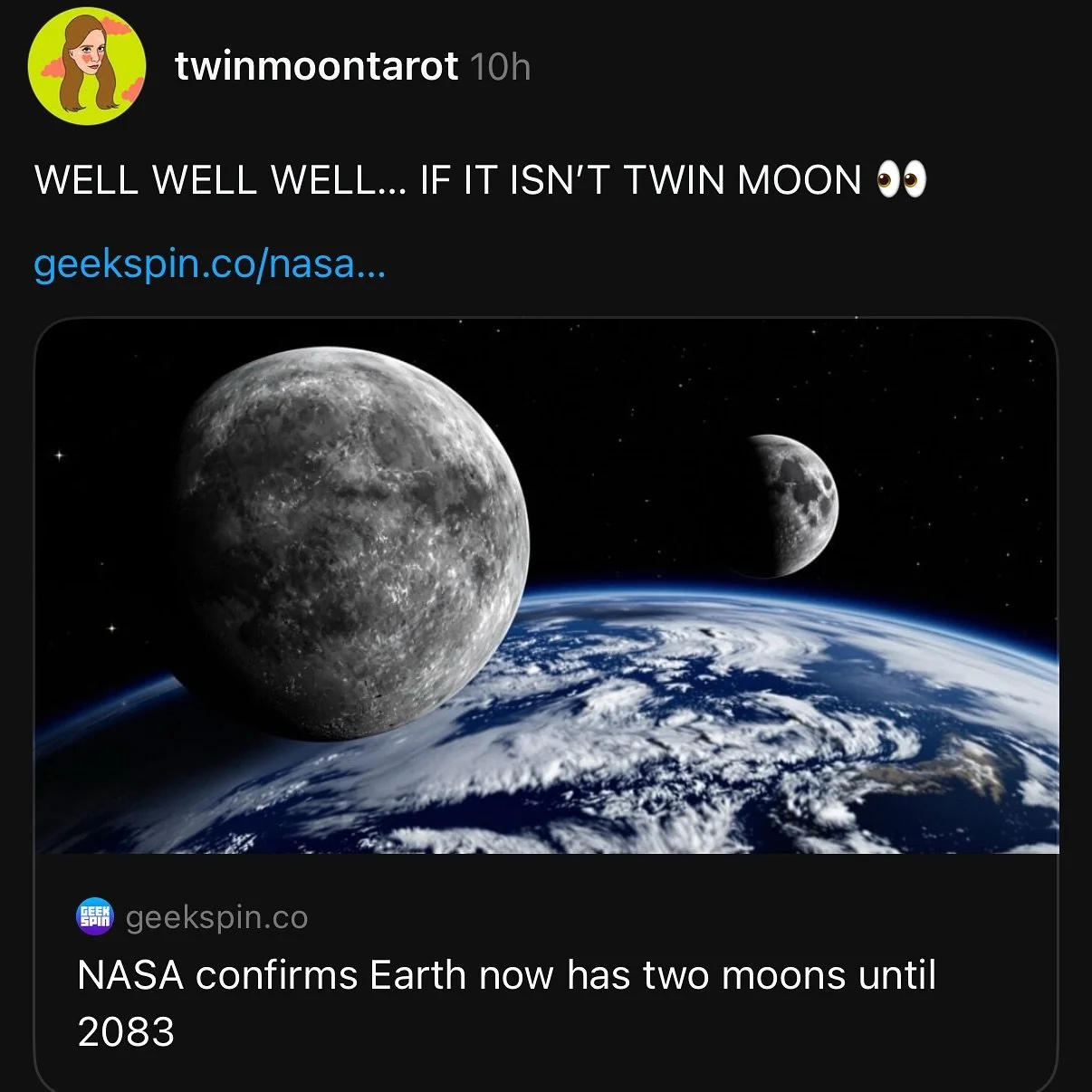 how deliciously prescient 🌑👄🌑