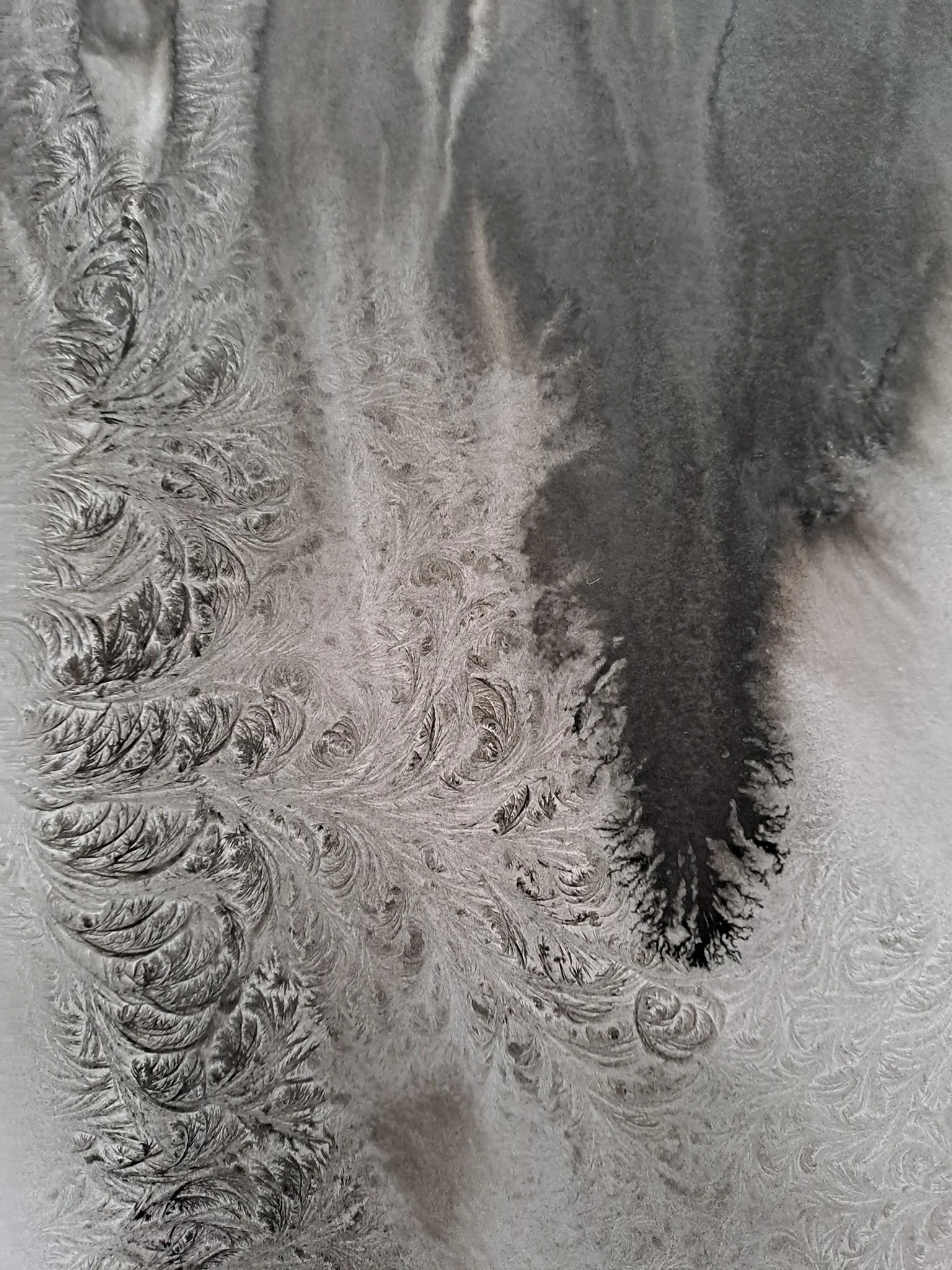 2020_Minusaquarell, Tusche auf Papier, Detail