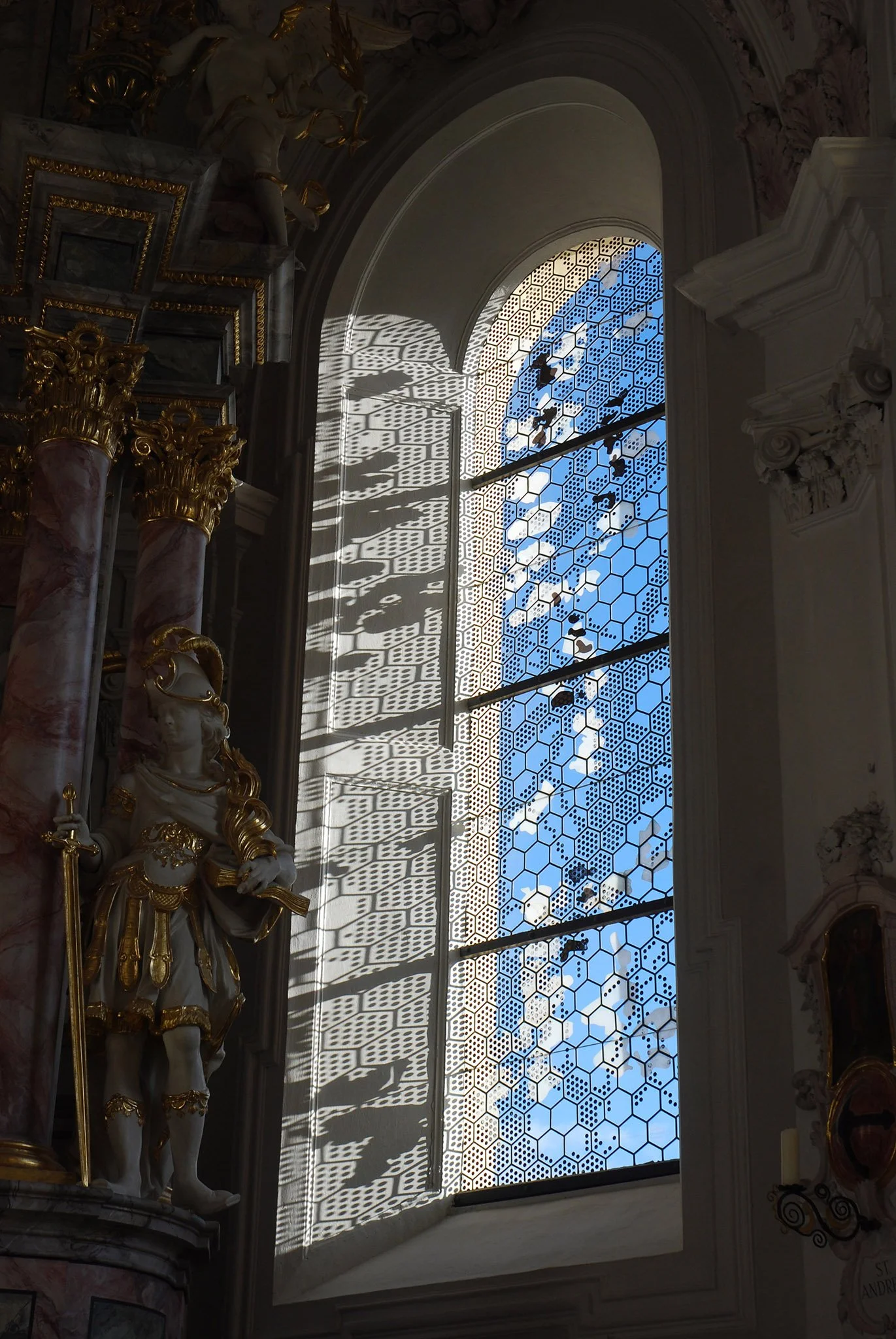 2017_Chorfenster/Glasgestaltung, Kirche Oberperfuss, Oberperfuss