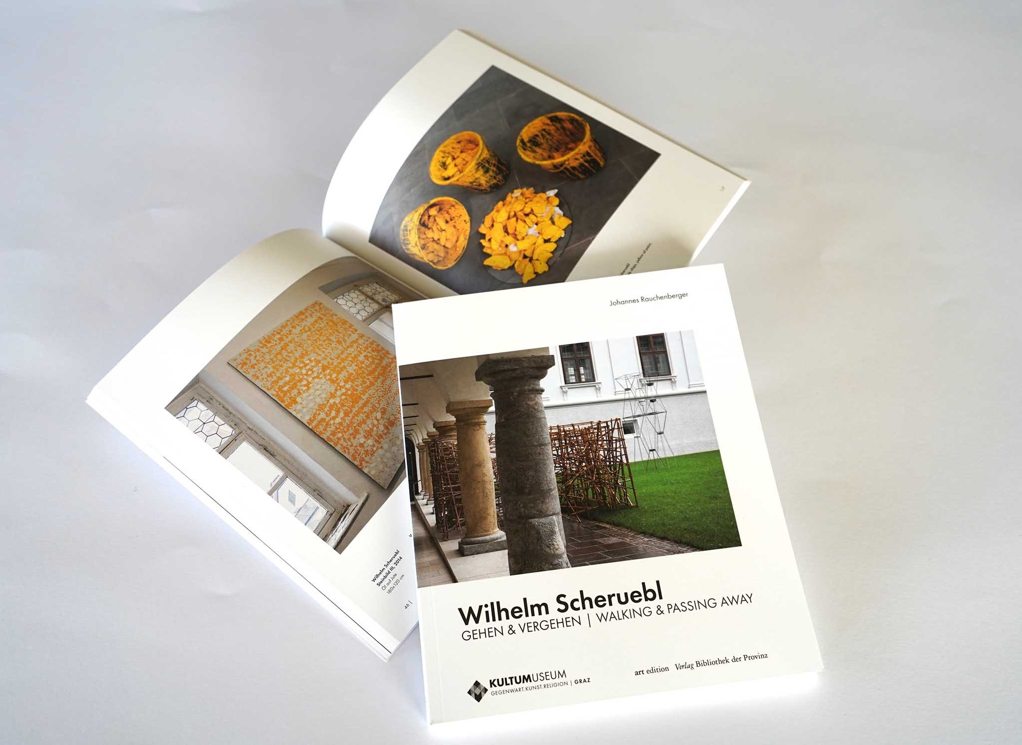 2023_Gehen & Vergehen, Wilhelm Scheruebl , KULTUMuseum, Verlag Bibliothek der Provinz