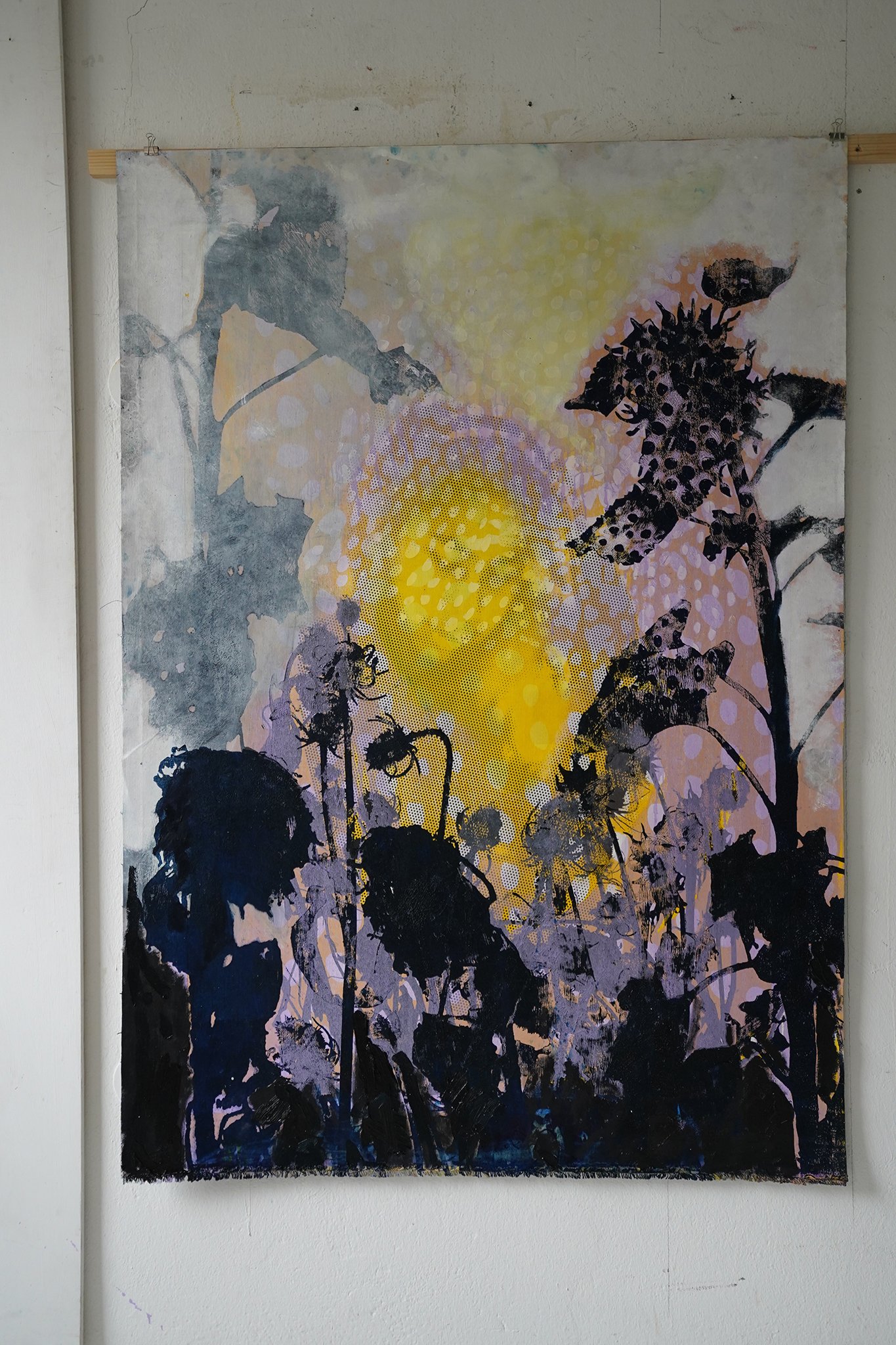 2024_Leuchten, 132 x 90 cm, Öl auf Leinwand 