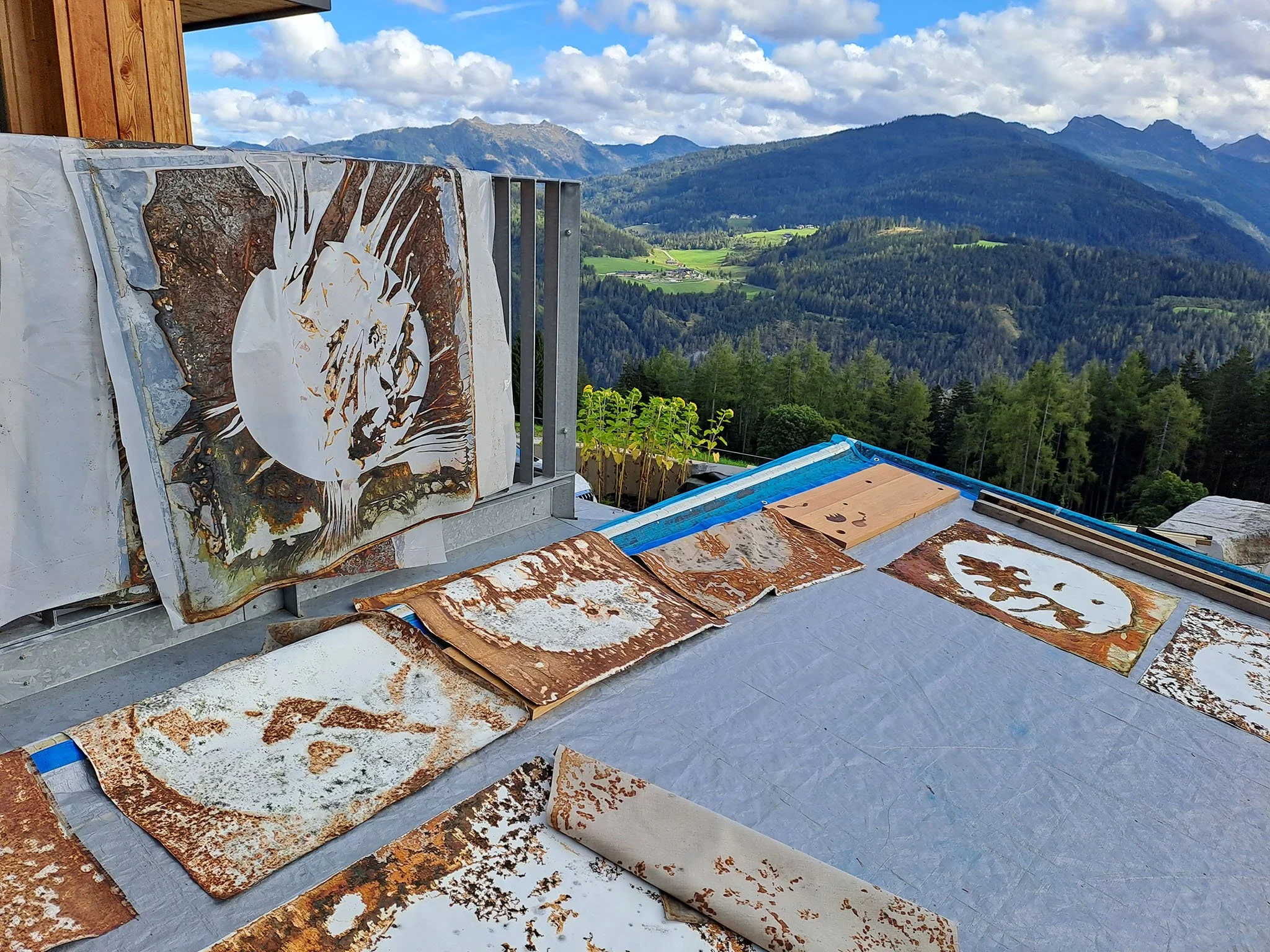 2023_Korrosionsbilder, Studio, Schwemmberg