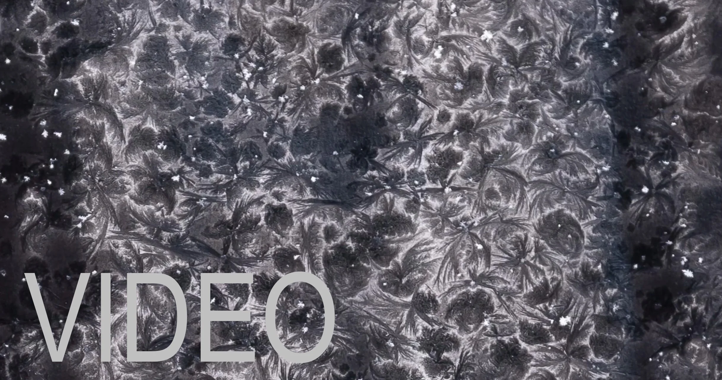 minusaquarell schwarz - kristallisation 