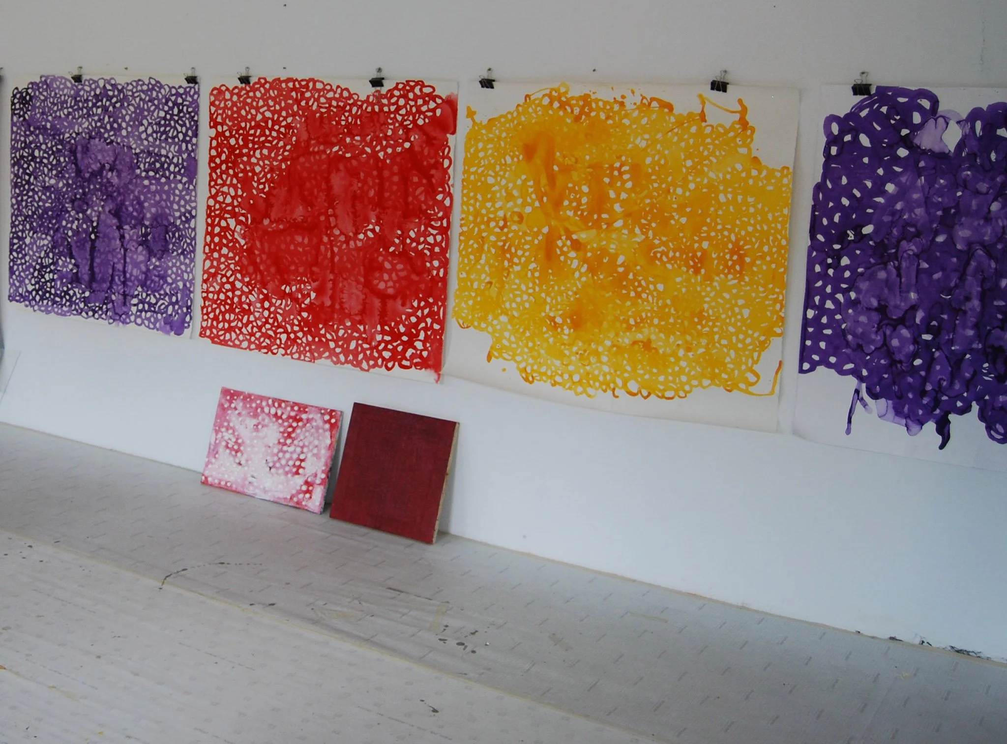 2010_Struktur, Aquarell auf Papier, Studio Radstadt