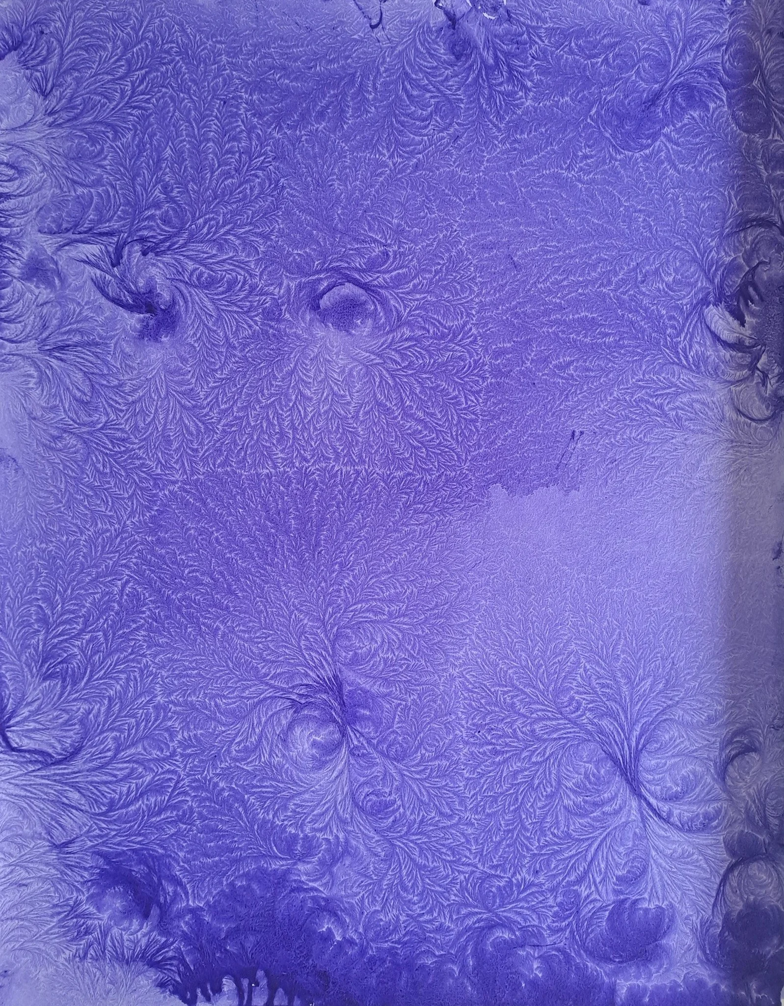 2008_Minusaquarell violett, 70 x 55 cm, Aquarell  auf Papier