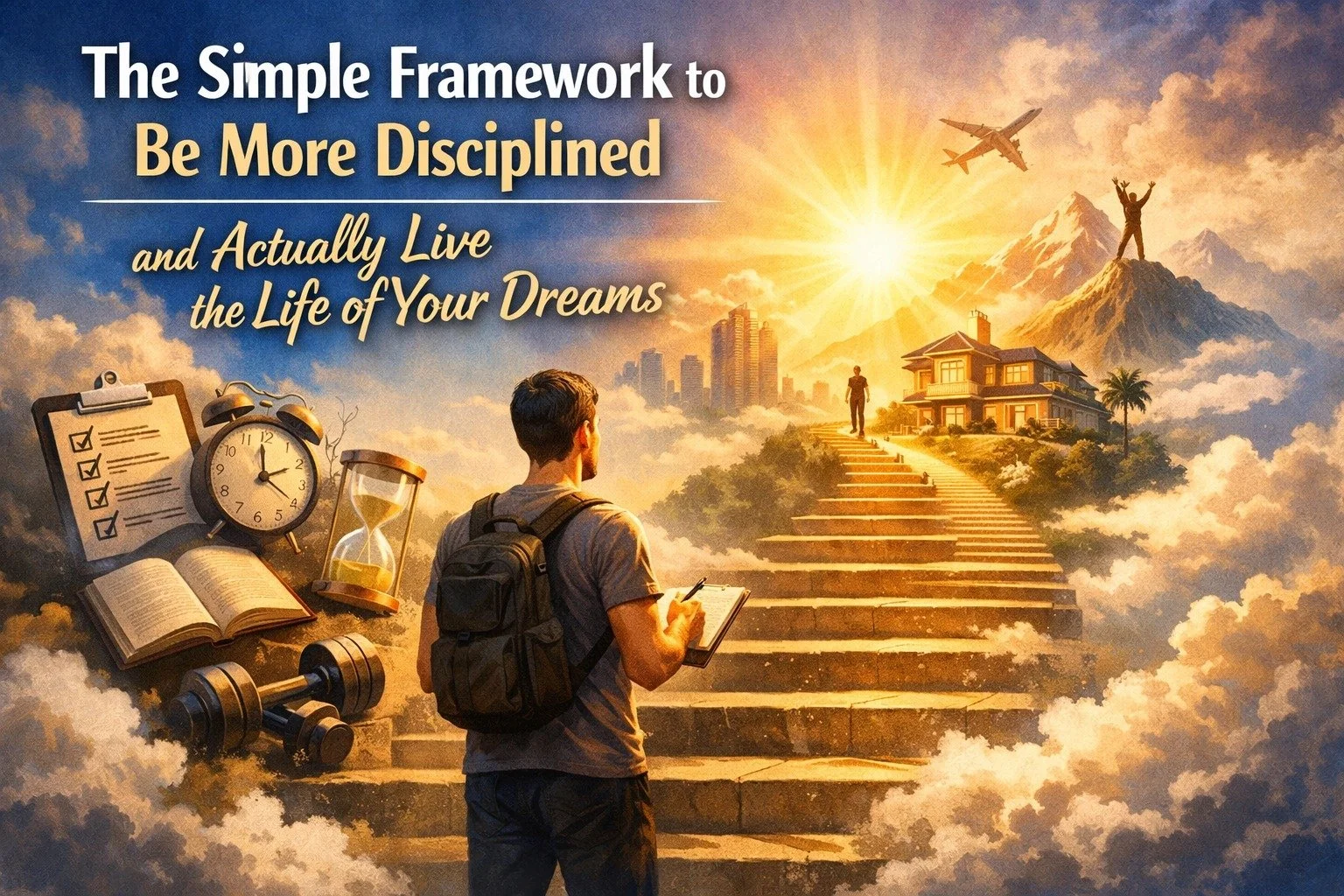 The Simple Framework to Be More Disciplined and Actually Live the Life of Your Dreams