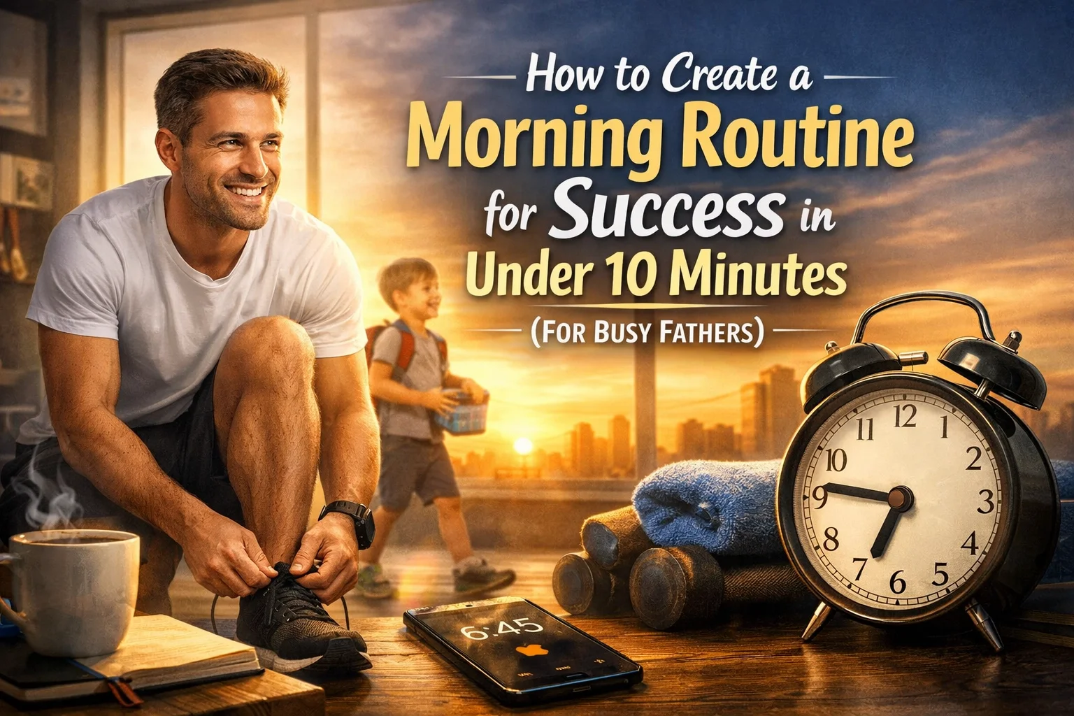How to Create a Morning Routine for Success in Under 10 Minutes (For Busy Fathers)
